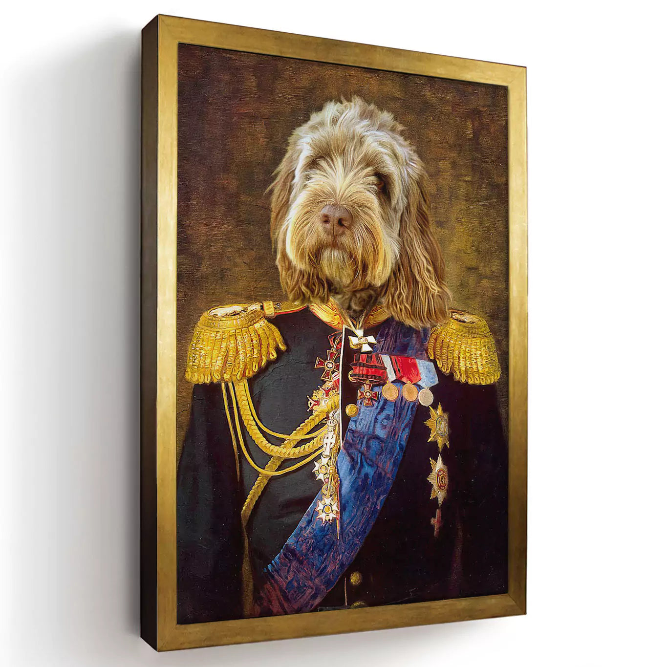 Admiral - Custom Vintage Pet Portrait - Lola & Pops