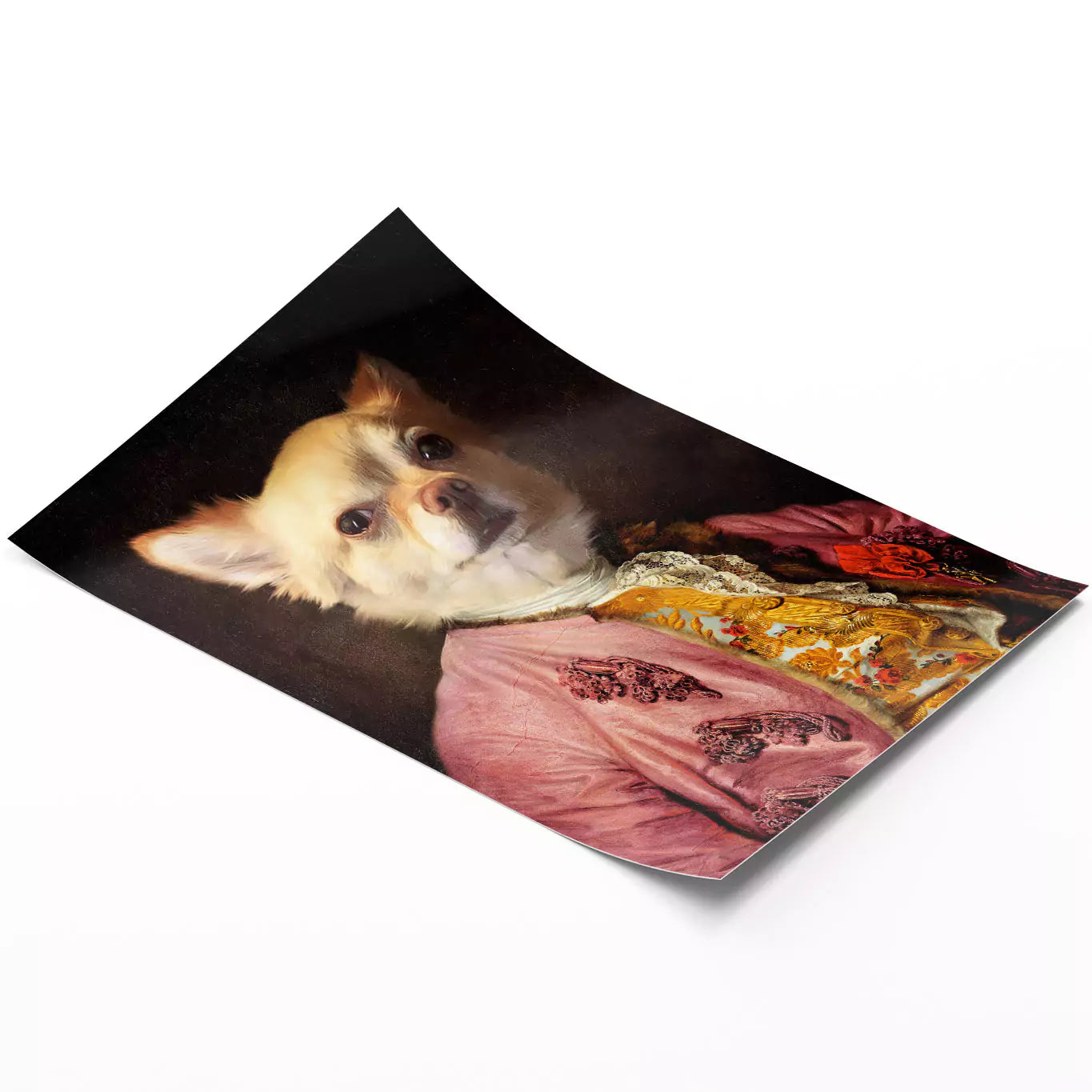 Aristocrat dog portrait unframed