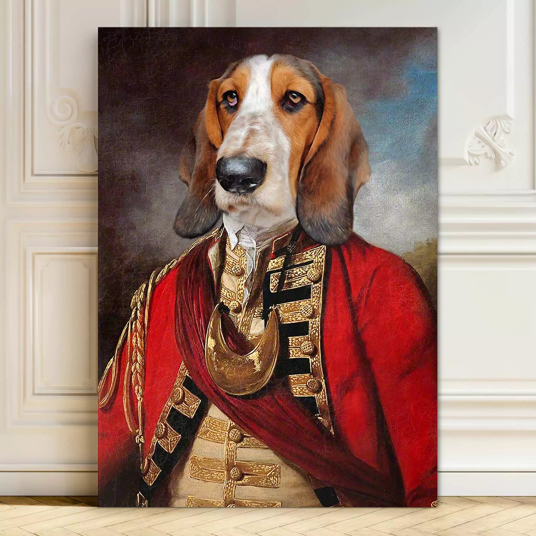 Colonel - Custom Vintage Pet Portrait - Lola & Pops