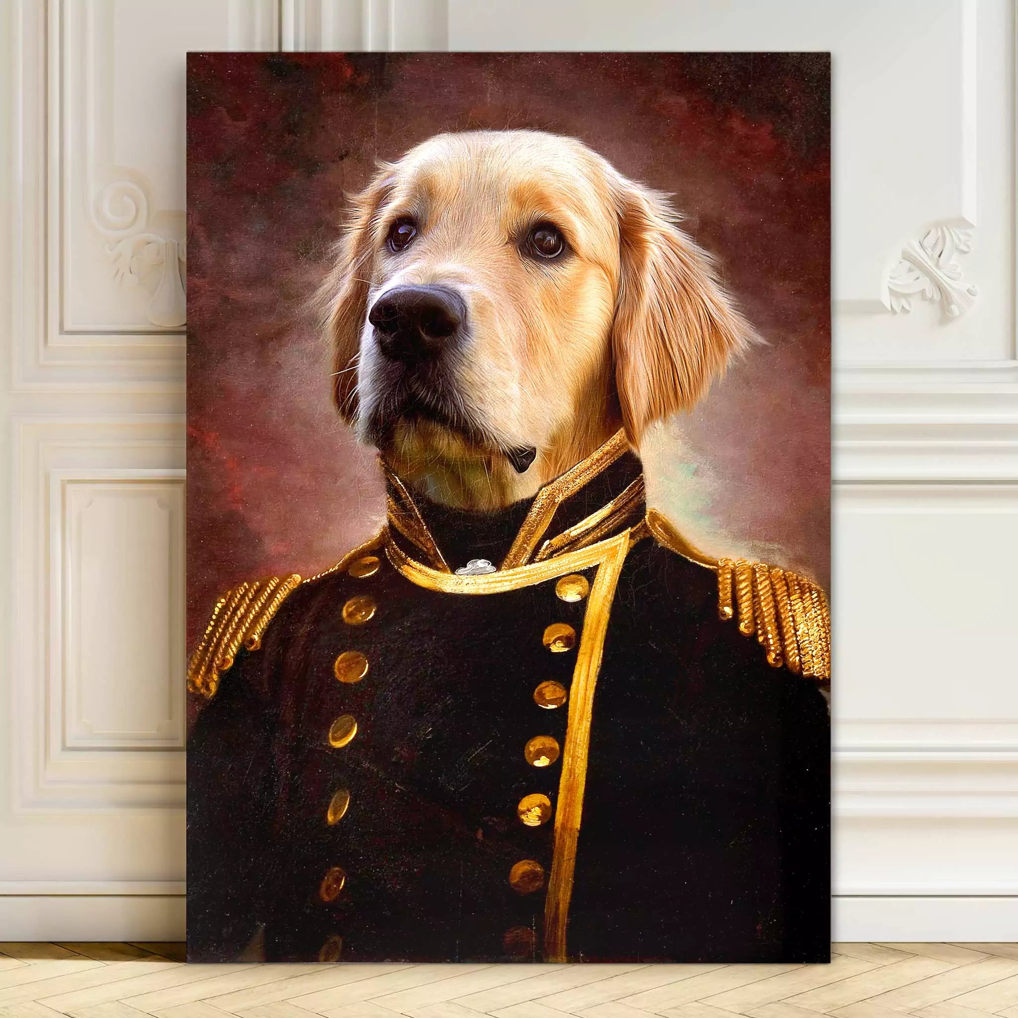 Commodore - Custom Vintage Pet Portrait - Lola & Pops