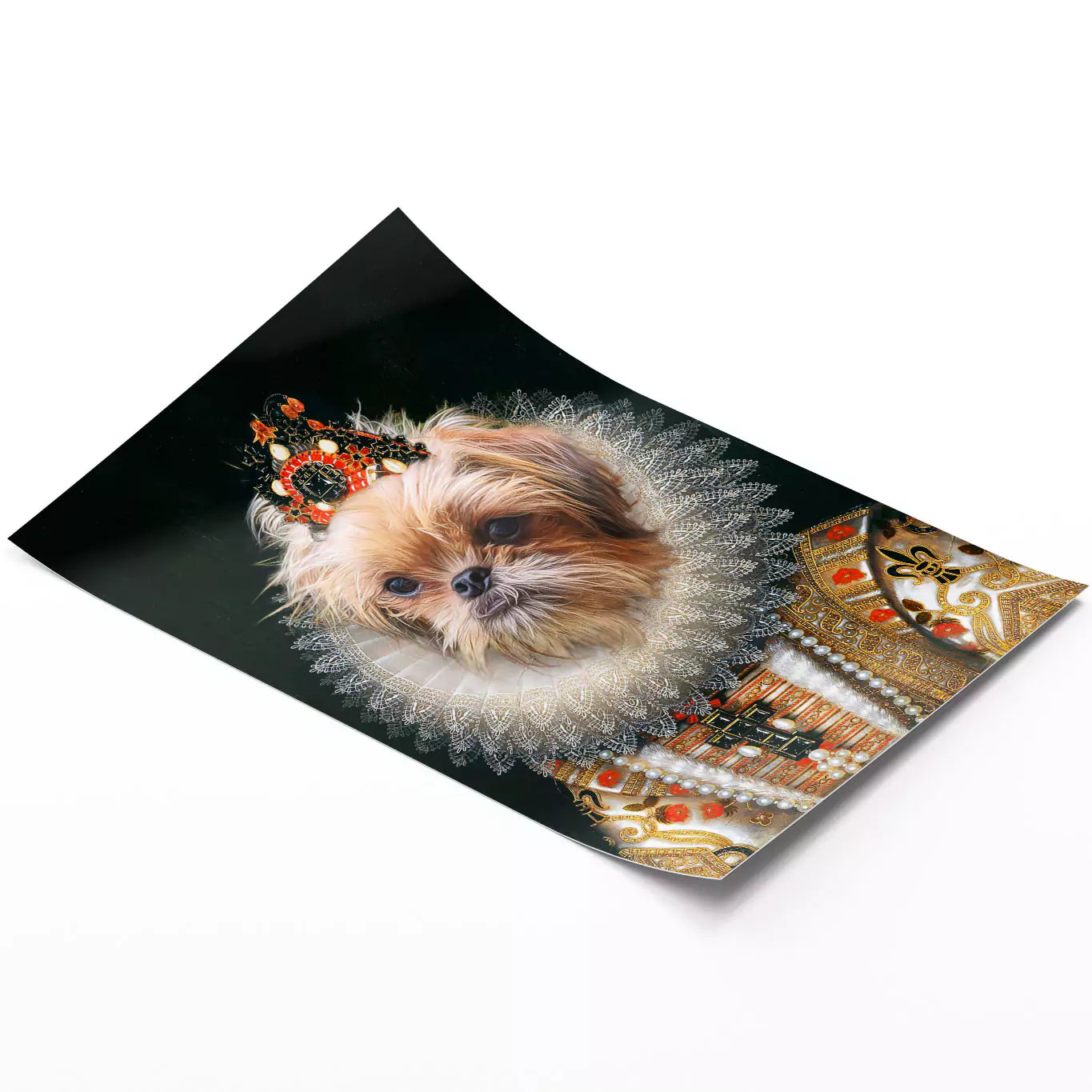 Duchess dog portrait unframed