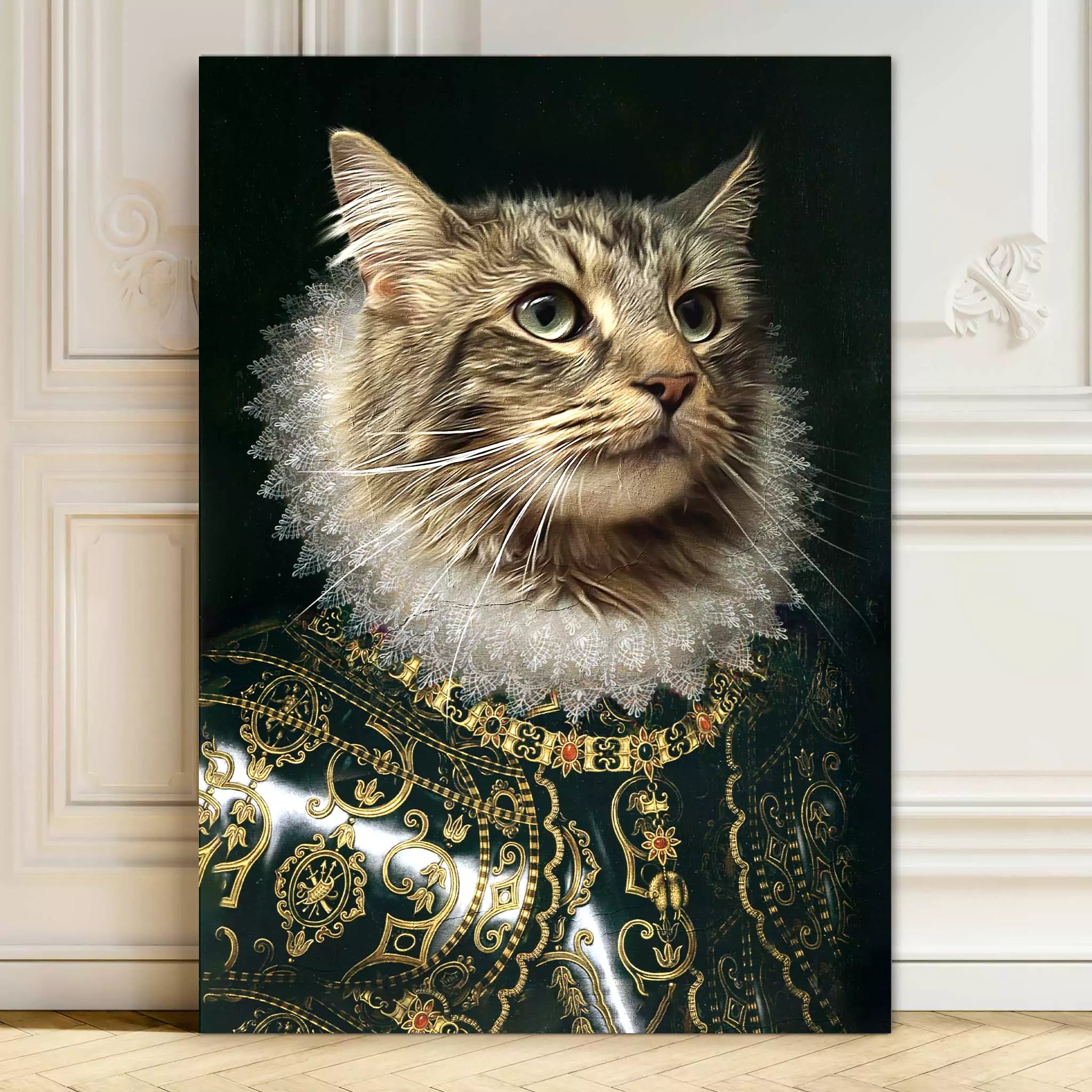 Duke - Custom Vintage Pet Portrait - Lola & Pops