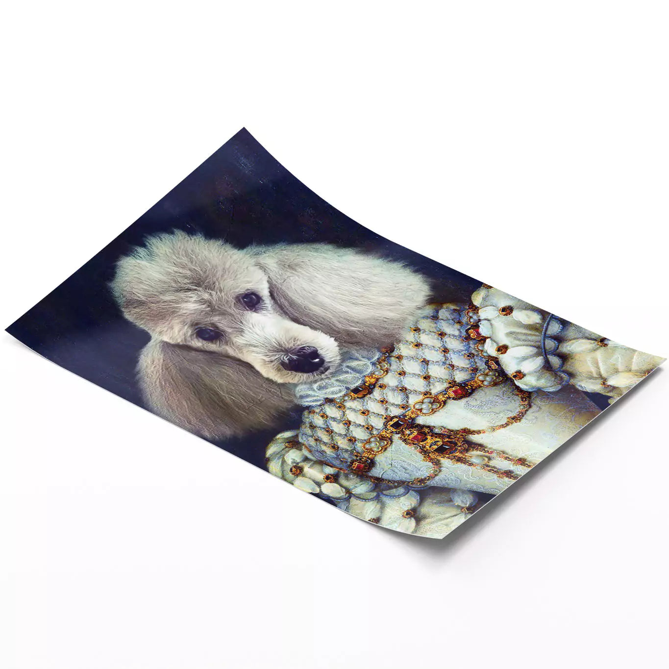 Empress dog portrait unframed