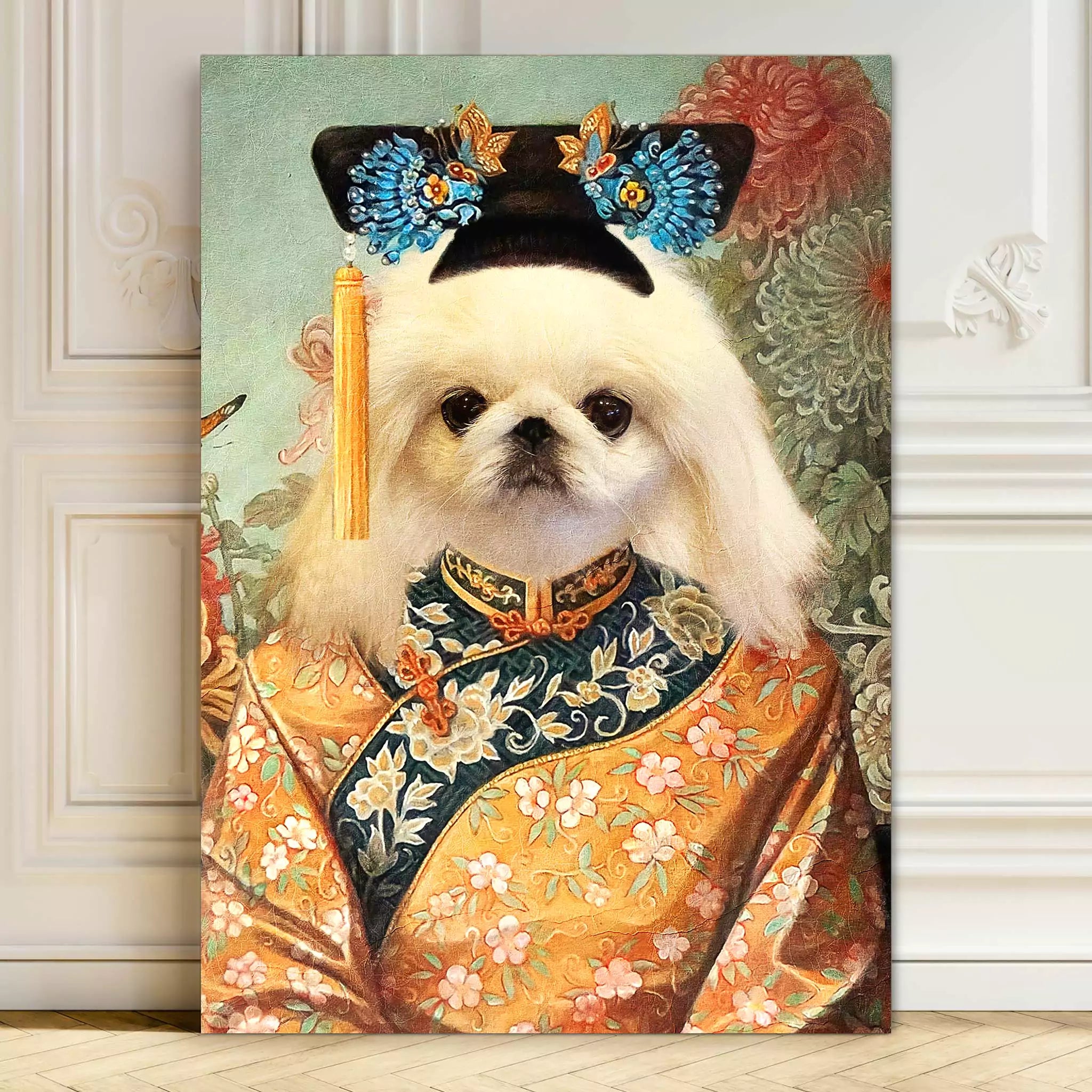 Imperial Princess - Custom Vintage Pet Portrait - Lola & Pops