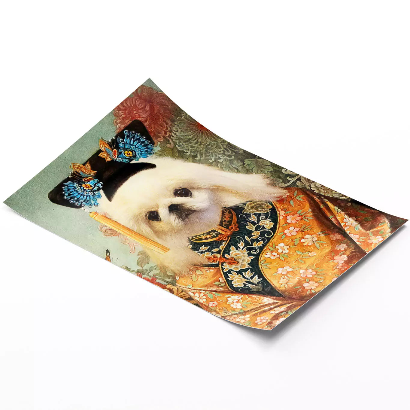 imperial princess dog portrait unframed