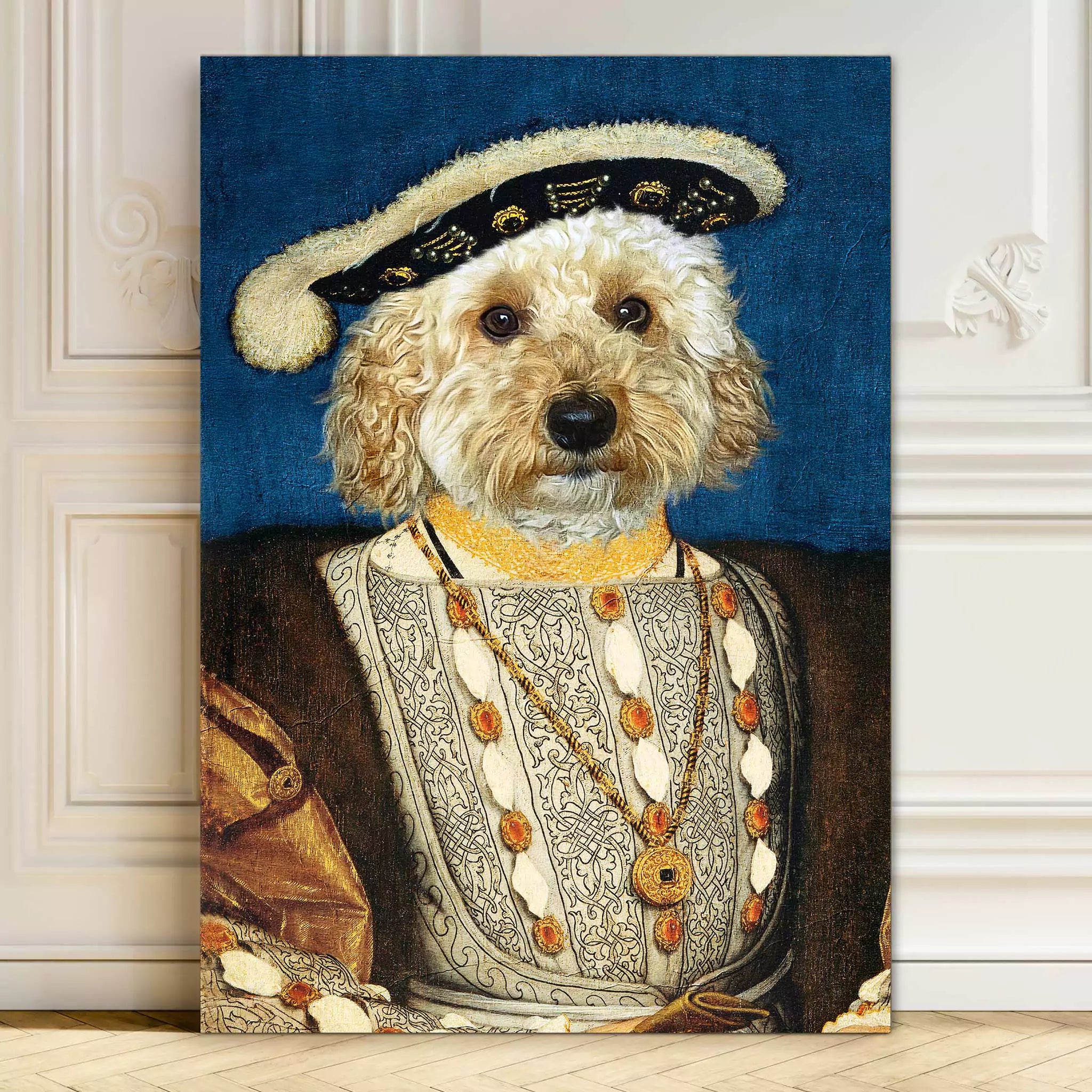 King Henry - Custom Vintage Pet Portrait - Lola & Pops