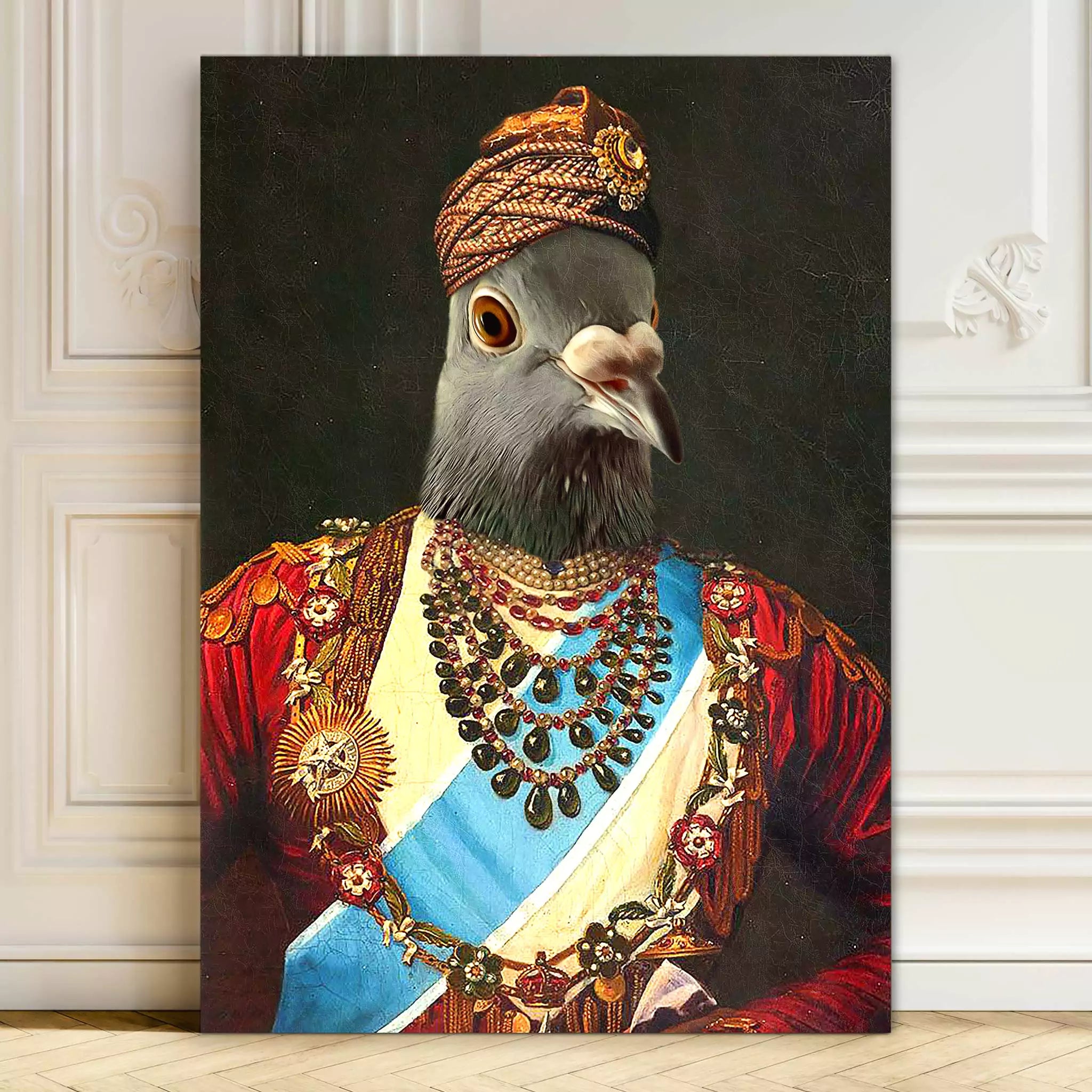 Maharaja - Custom Vintage Pet Portrait - Lola & Pops