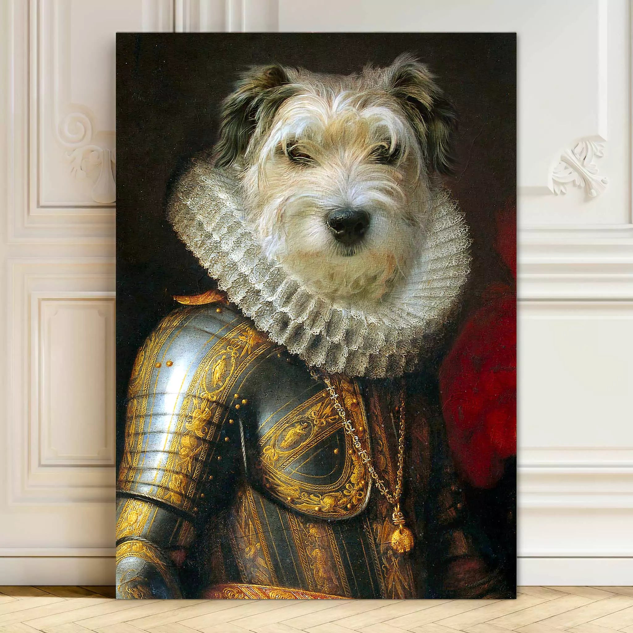 Marquis - Custom Vintage Pet Portrait - Lola & Pops