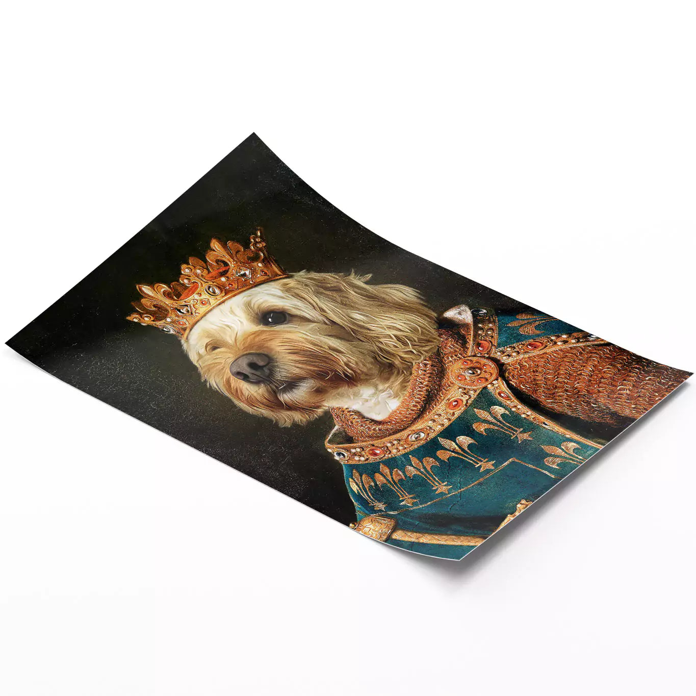 medieval dog king picture
