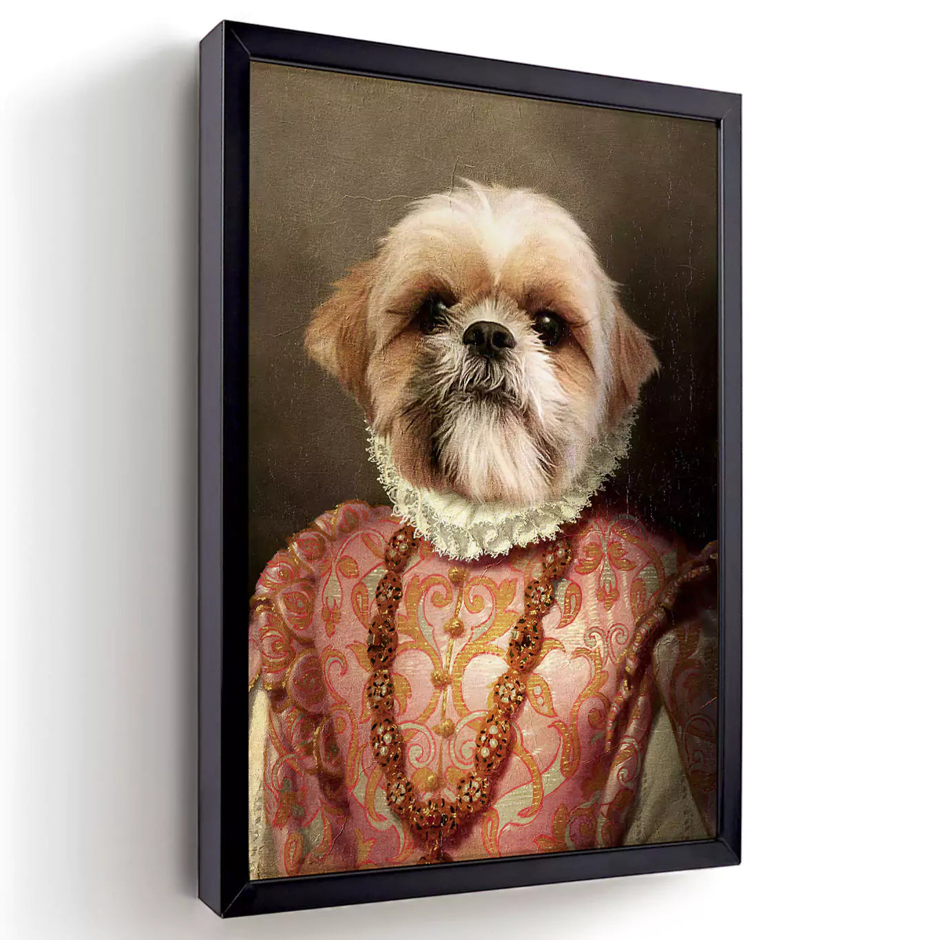 Princess in pink - Custom Vintage Pet Portrait - Lola & Pops