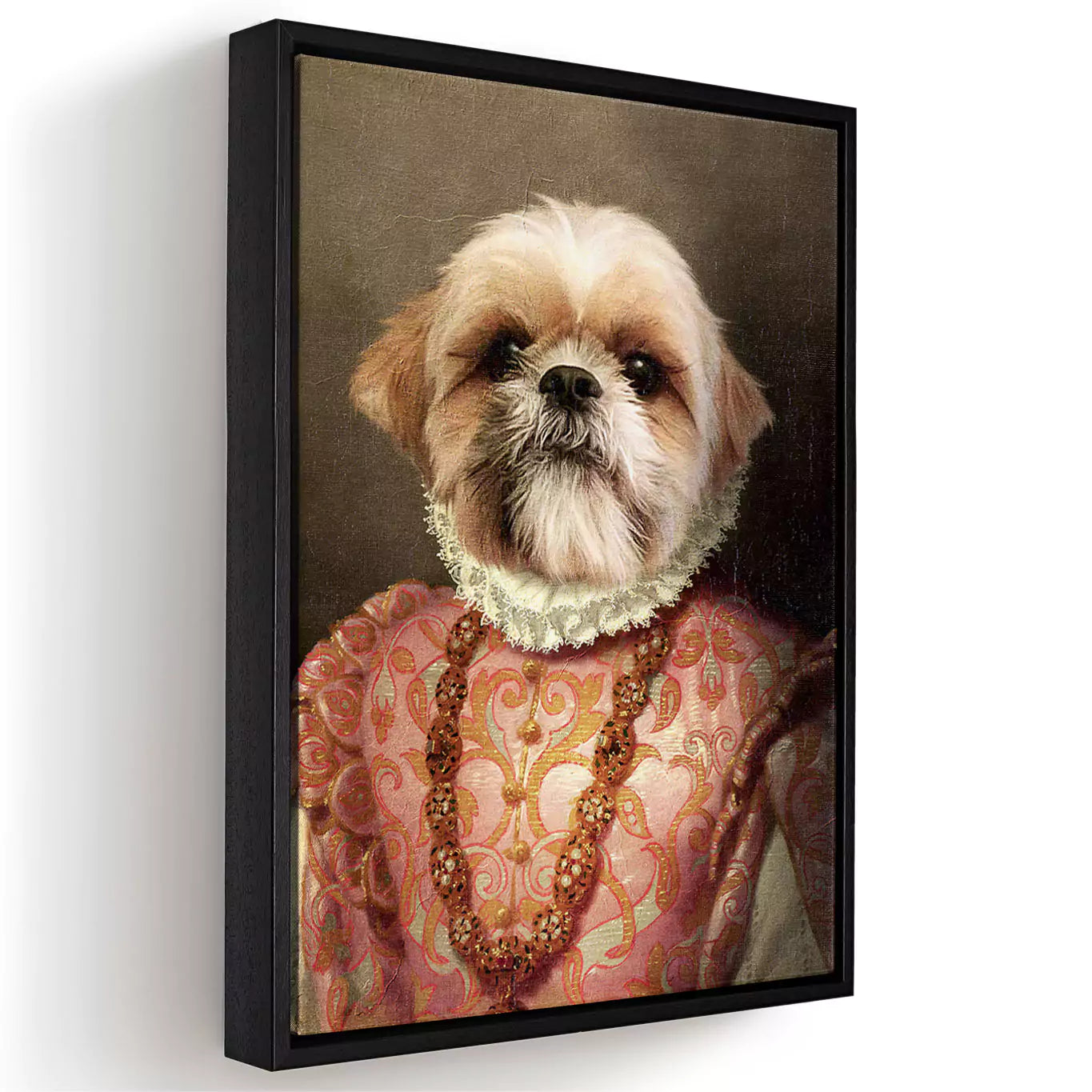 Princess in pink - Custom Vintage Pet Portrait - Lola & Pops