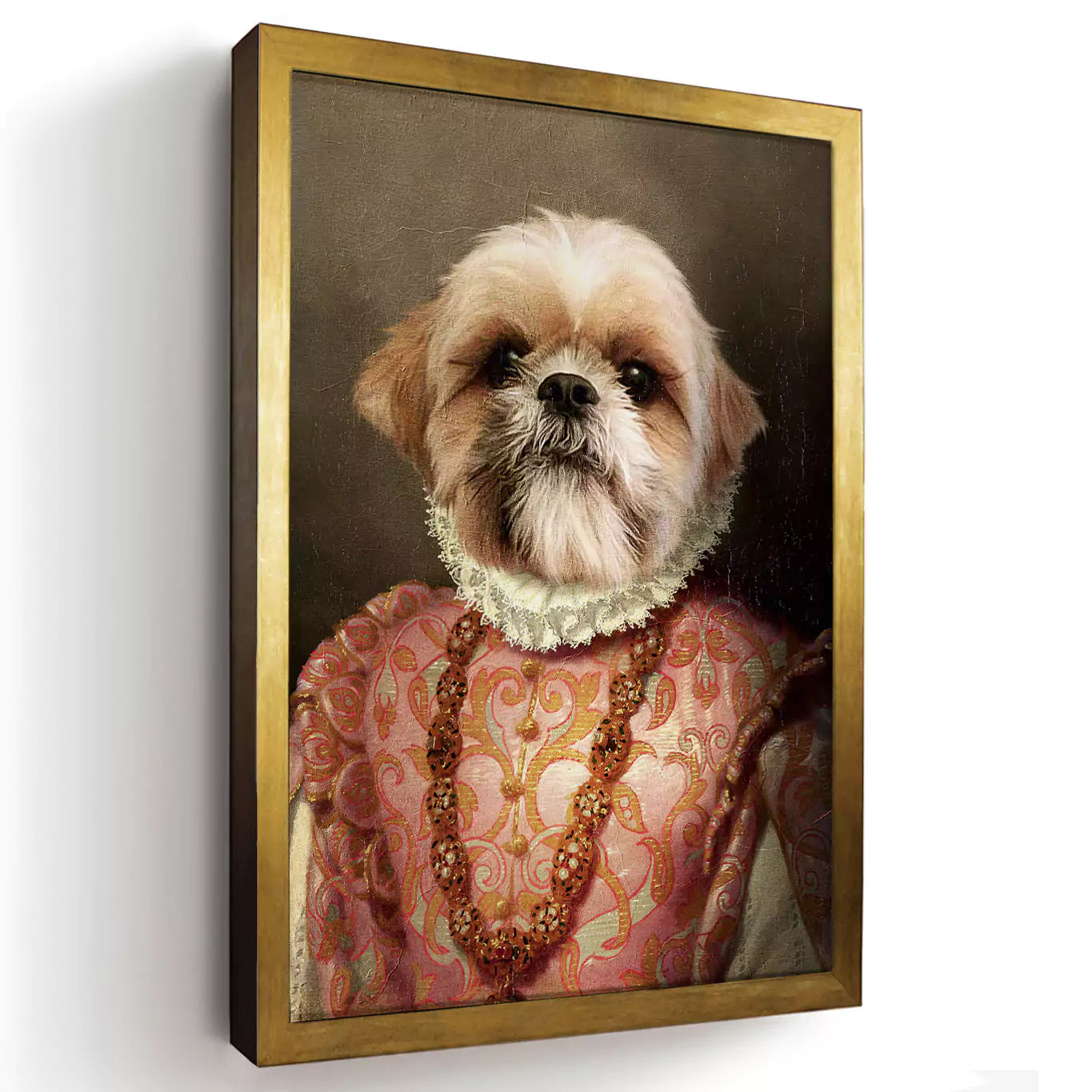 Princess in pink - Custom Vintage Pet Portrait - Lola & Pops