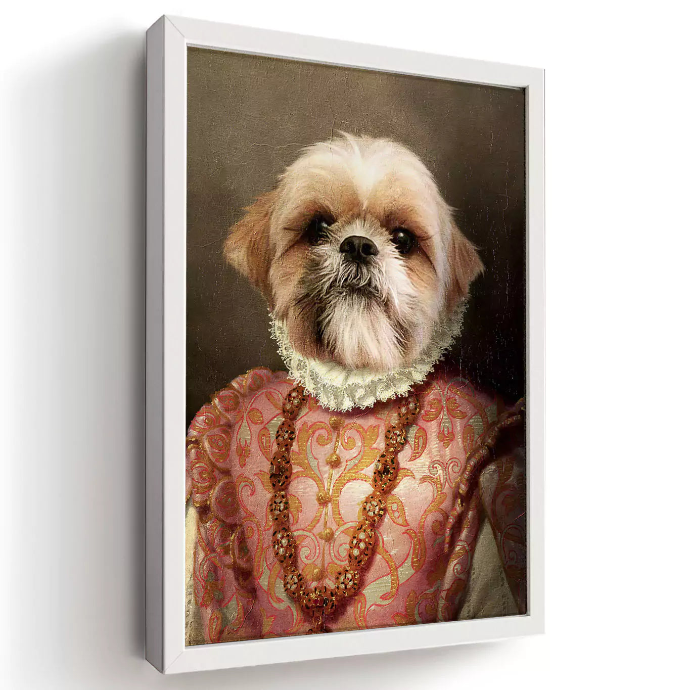 Princess in pink - Custom Vintage Pet Portrait - Lola & Pops