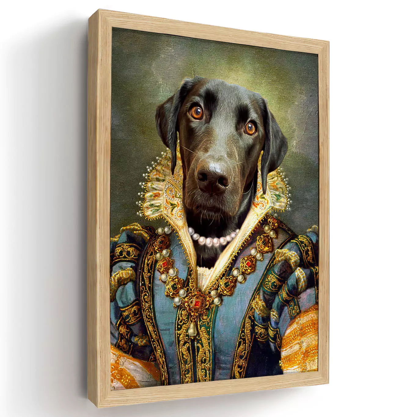 Queen Marie - Custom Vintage Pet Portrait - Lola & Pops