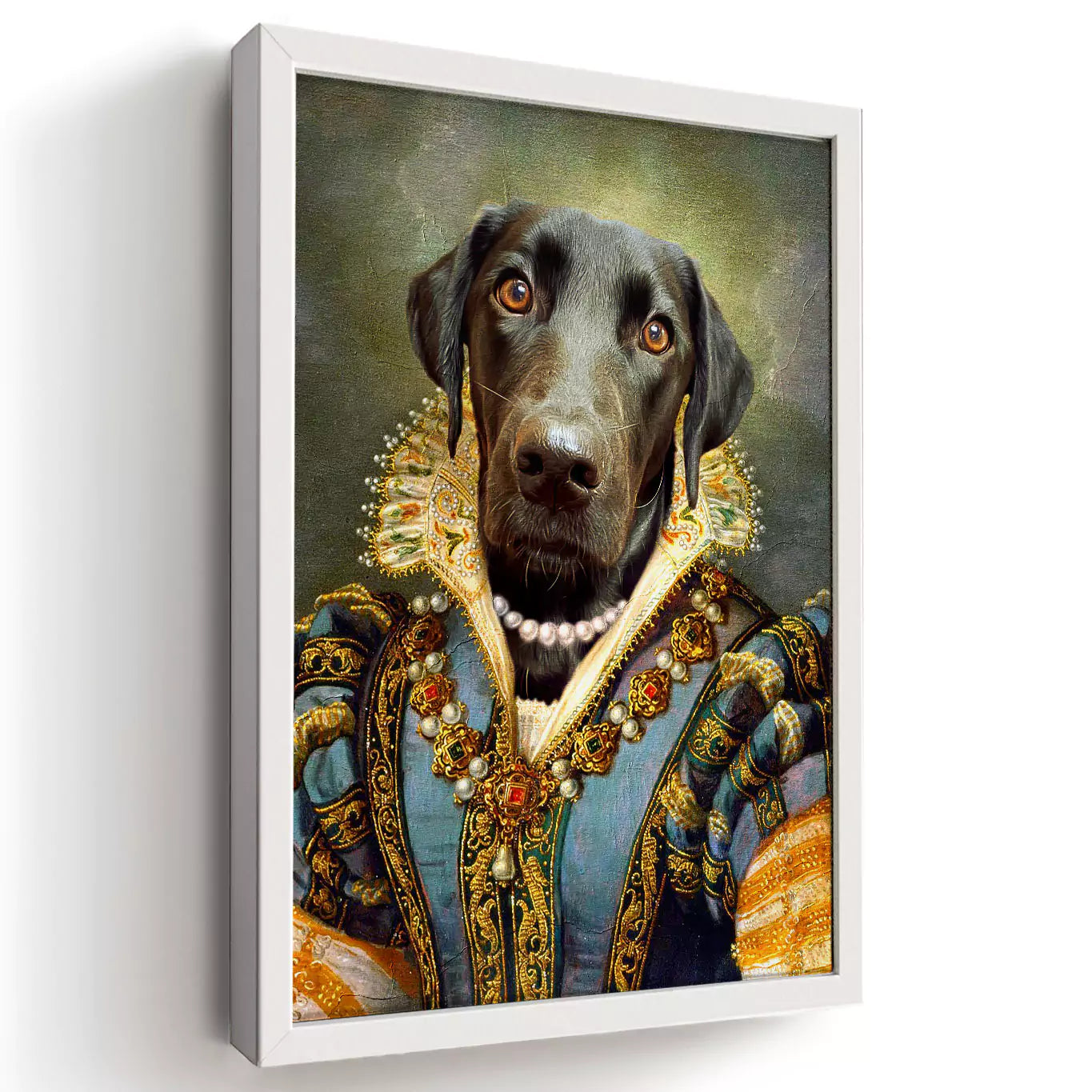 Queen Marie - Custom Vintage Pet Portrait - Lola & Pops