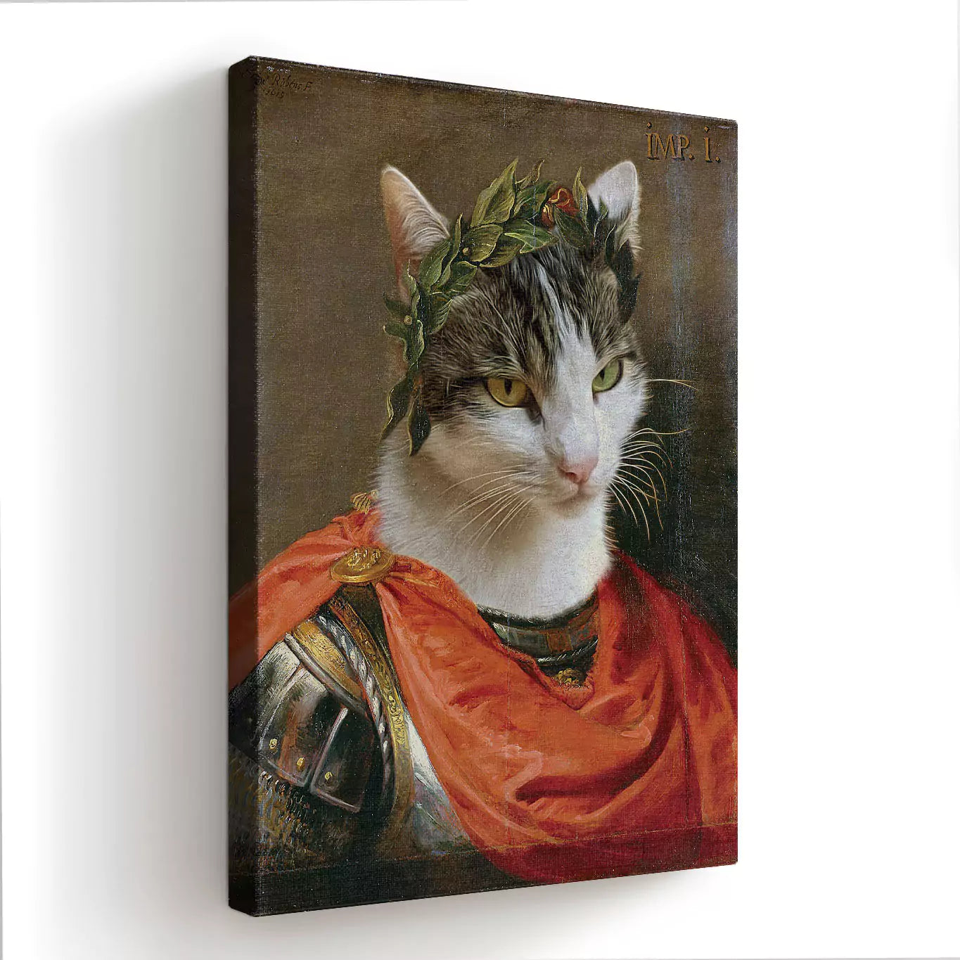 Roman Emperor - Custom Vintage Pet Portrait - Lola & Pops