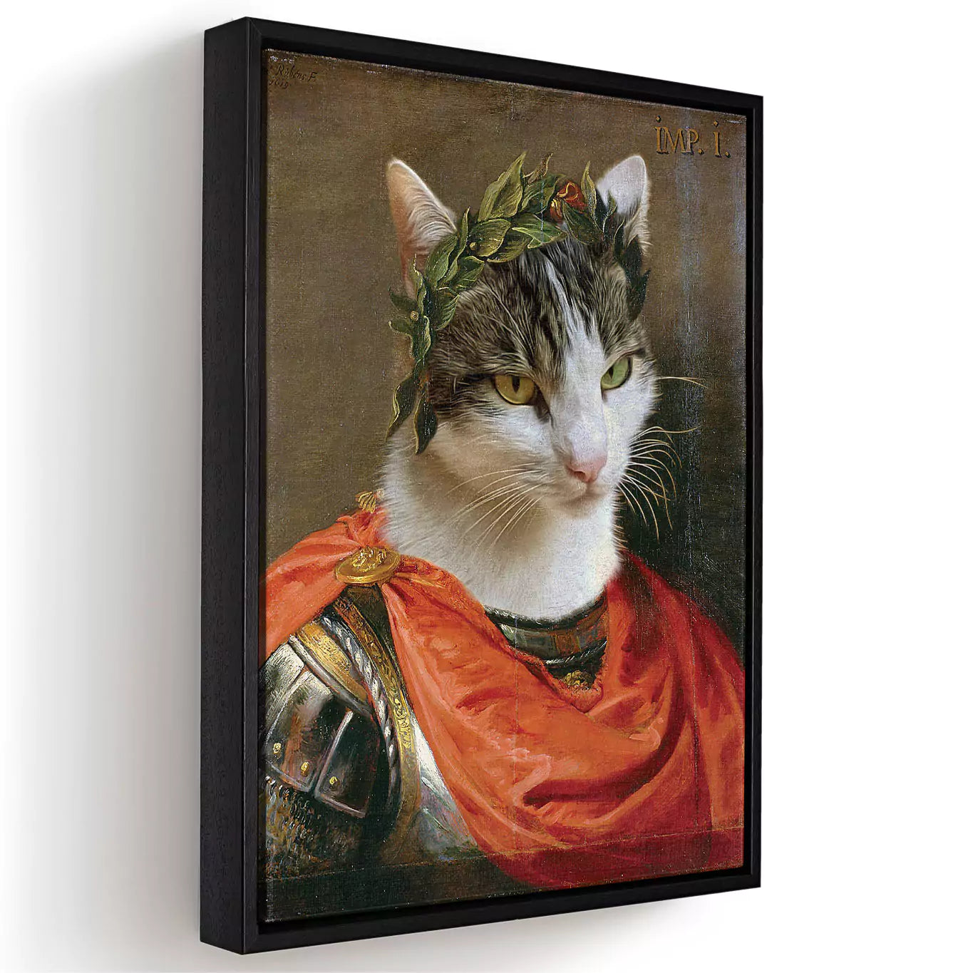 Roman Emperor - Custom Vintage Pet Portrait - Lola & Pops