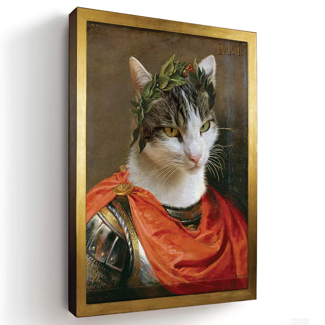 Roman Emperor - Custom Vintage Pet Portrait - Lola & Pops