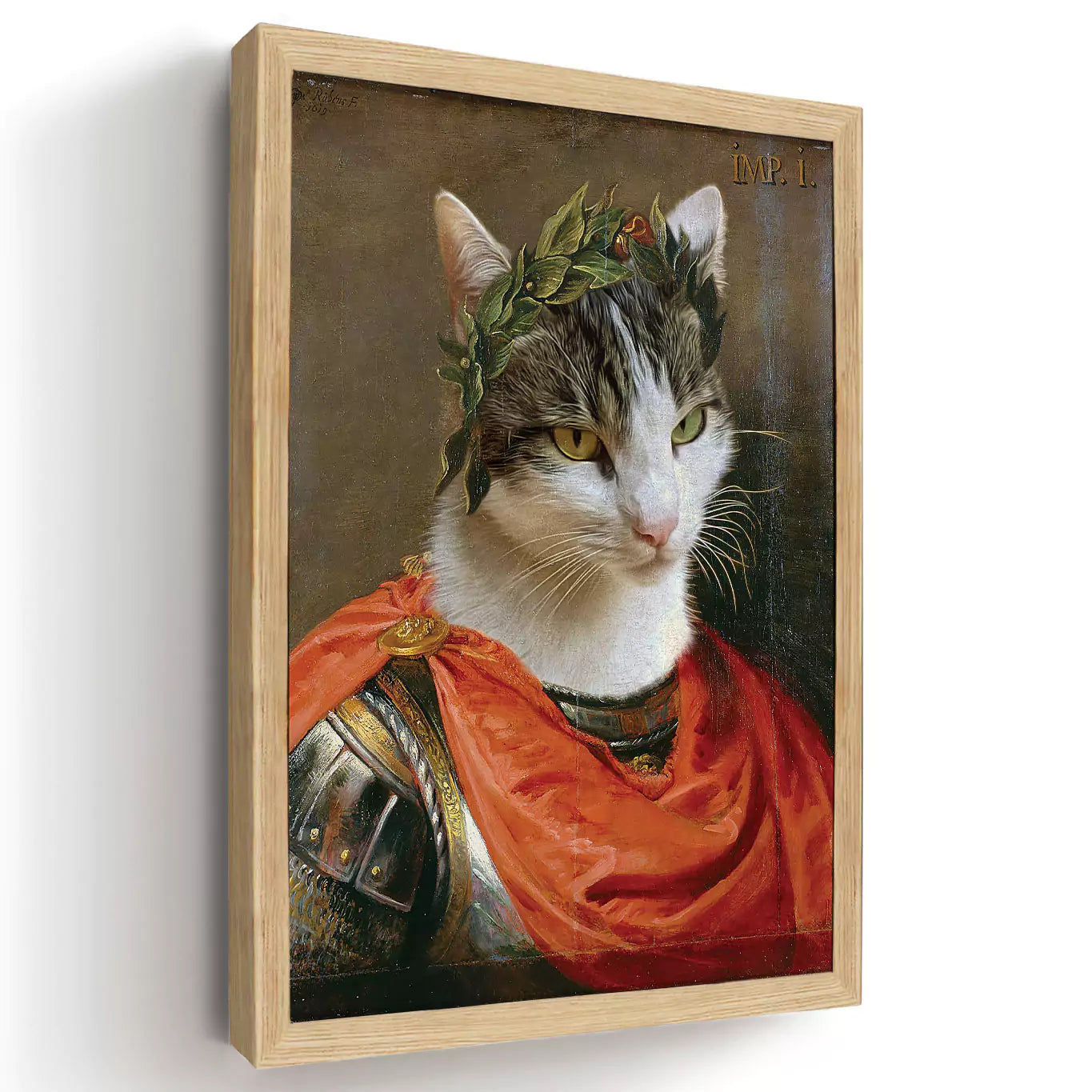 Roman Emperor - Custom Vintage Pet Portrait - Lola & Pops