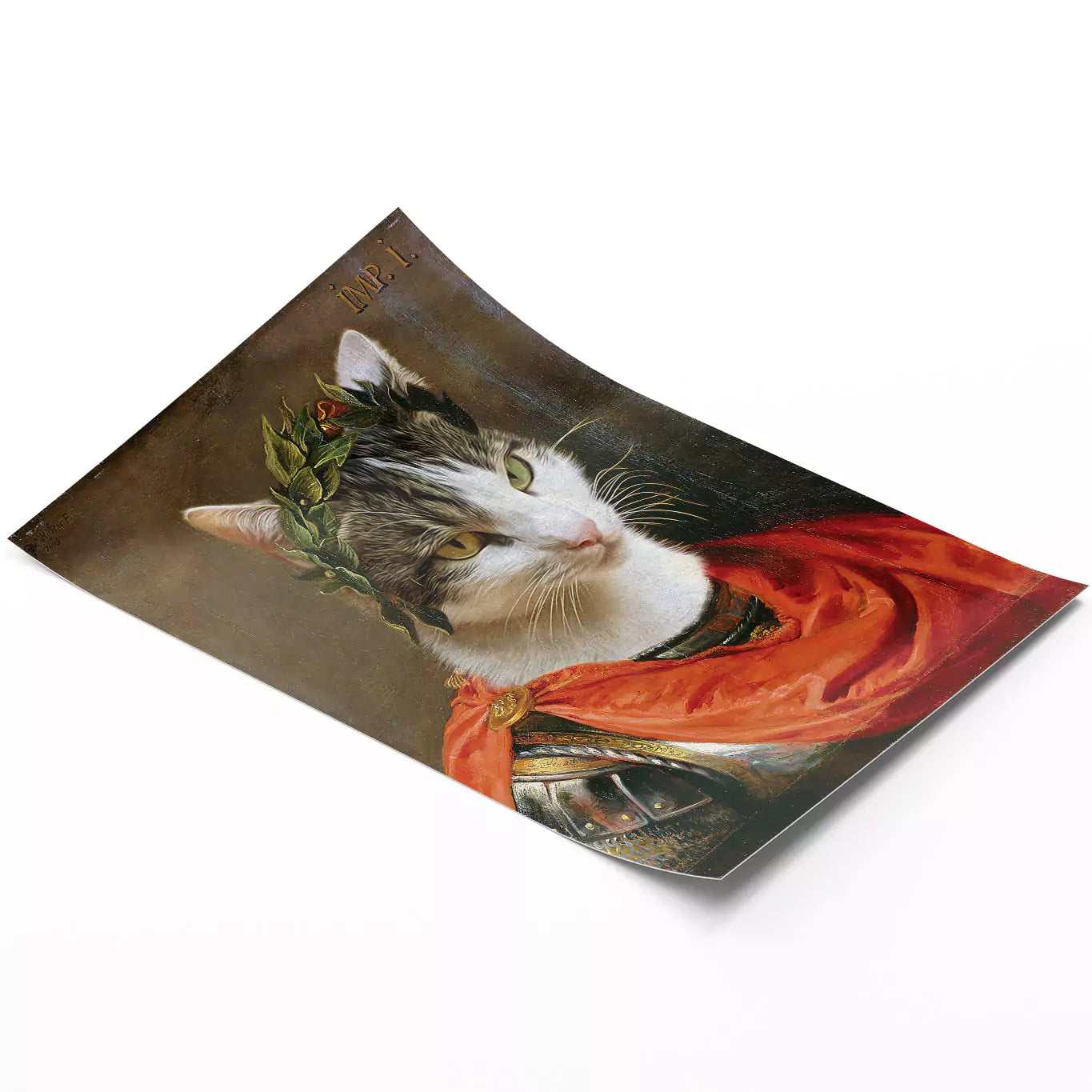 Roman Emperor - Custom Vintage Pet Portrait - Lola & Pops