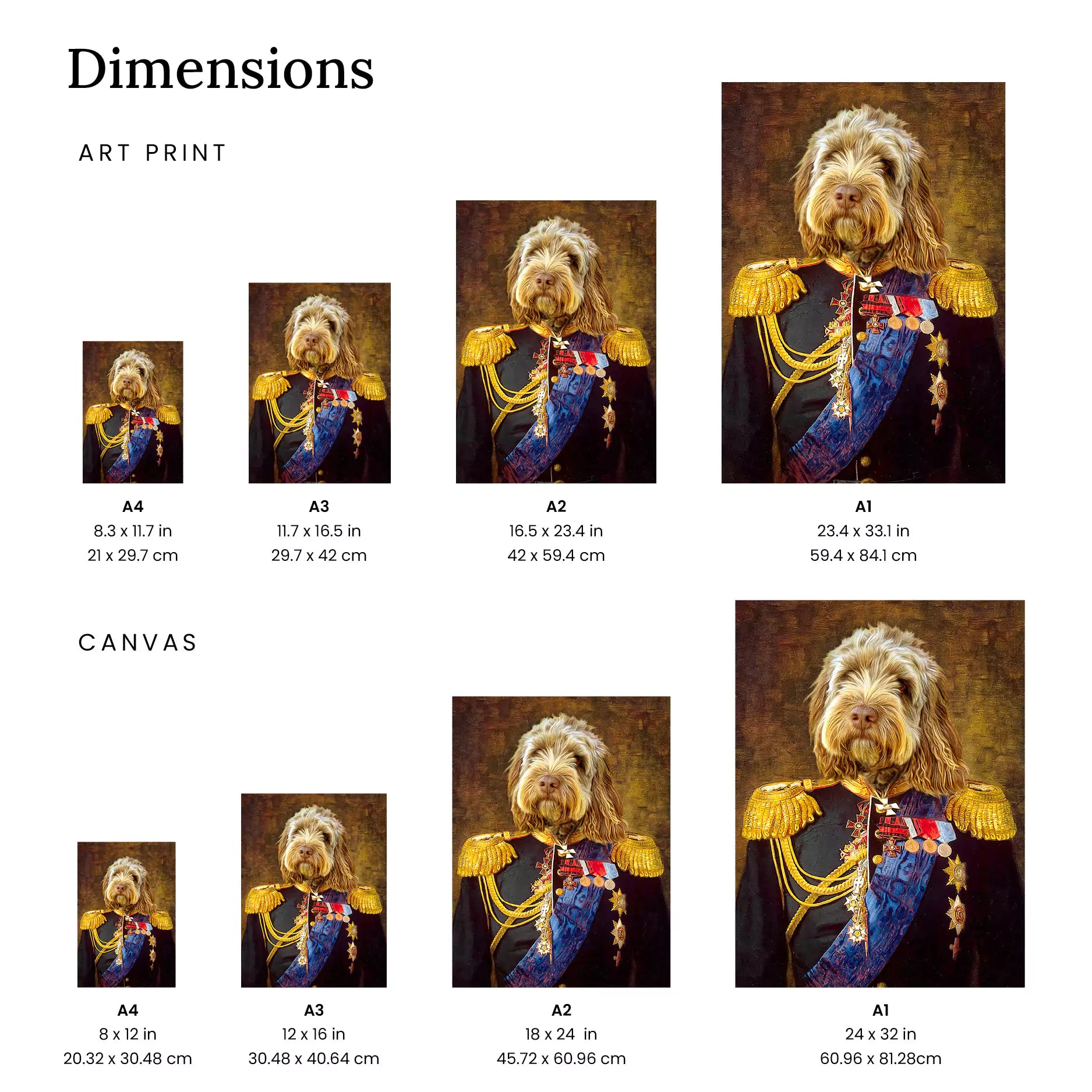 Commodore - Custom Vintage Pet Portrait - Lola & Pops