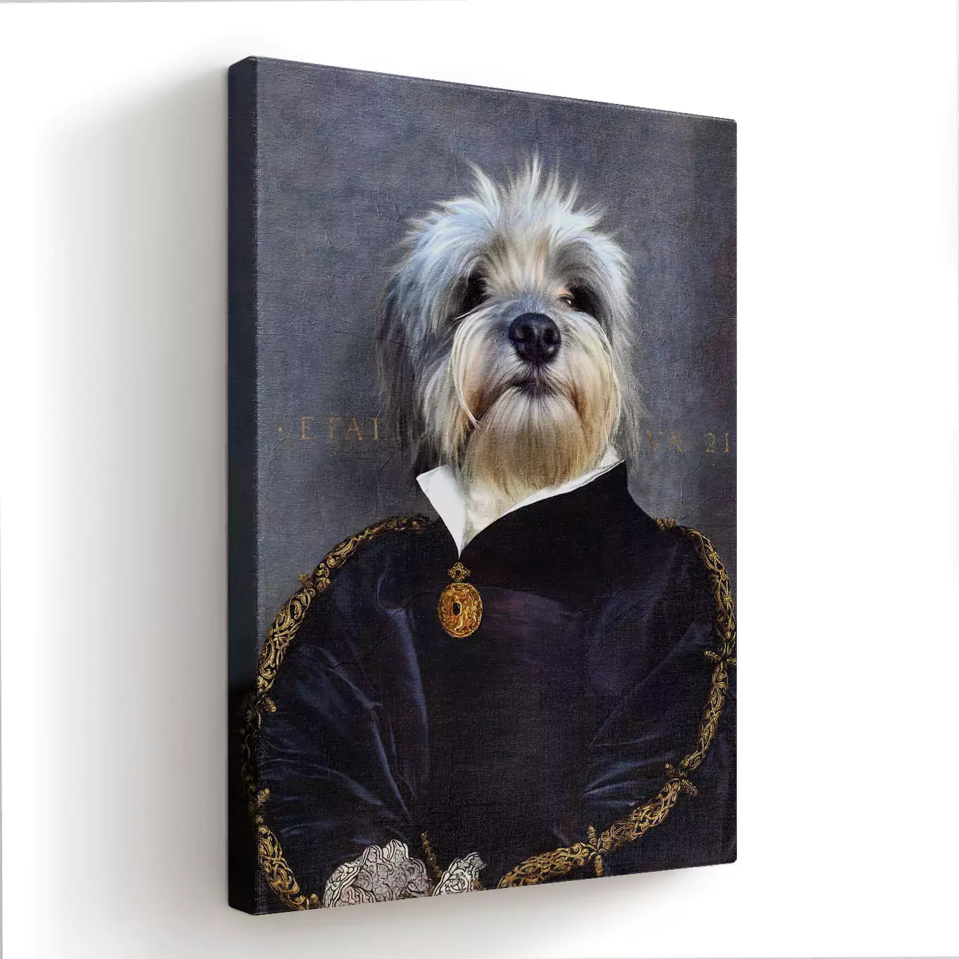 The Countess - Custom Vintage Pet Portrait - Lola & Pops