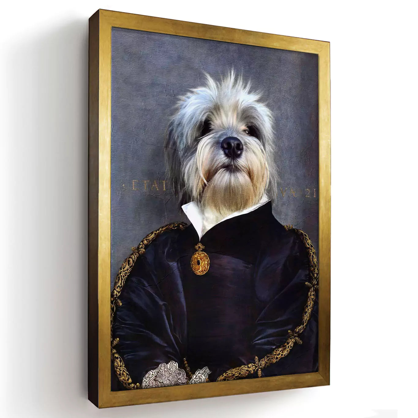 The Countess - Custom Vintage Pet Portrait - Lola & Pops