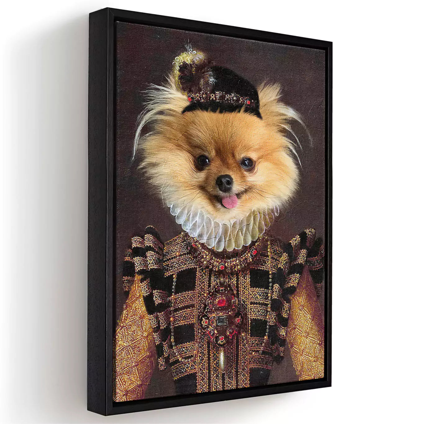 The Dame - Custom Vintage Pet Portrait - Lola & Pops