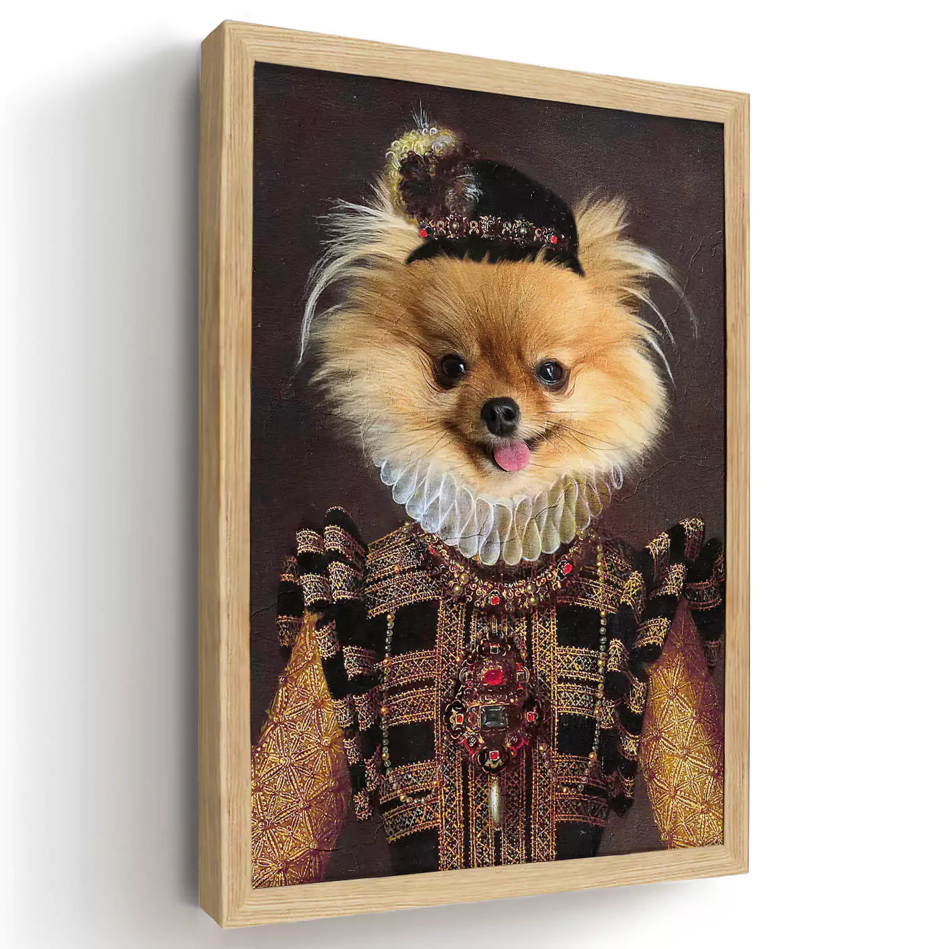 The Dame - Custom Vintage Pet Portrait - Lola & Pops