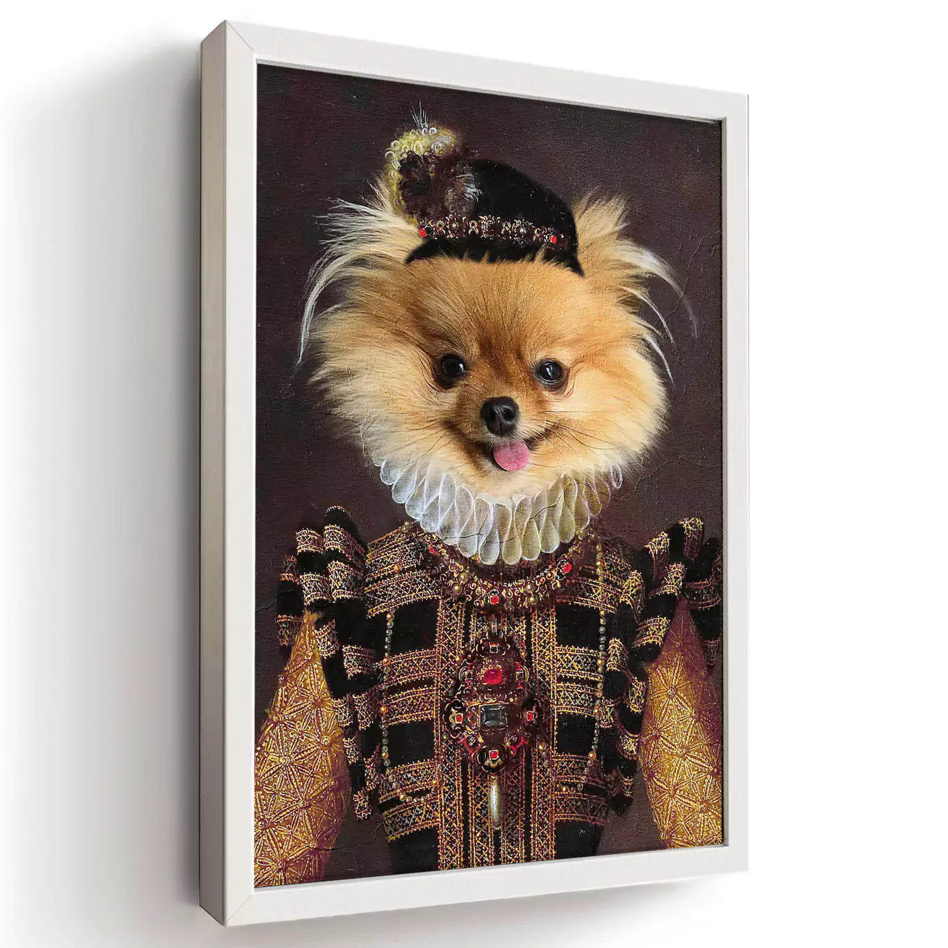 The Dame - Custom Vintage Pet Portrait - Lola & Pops