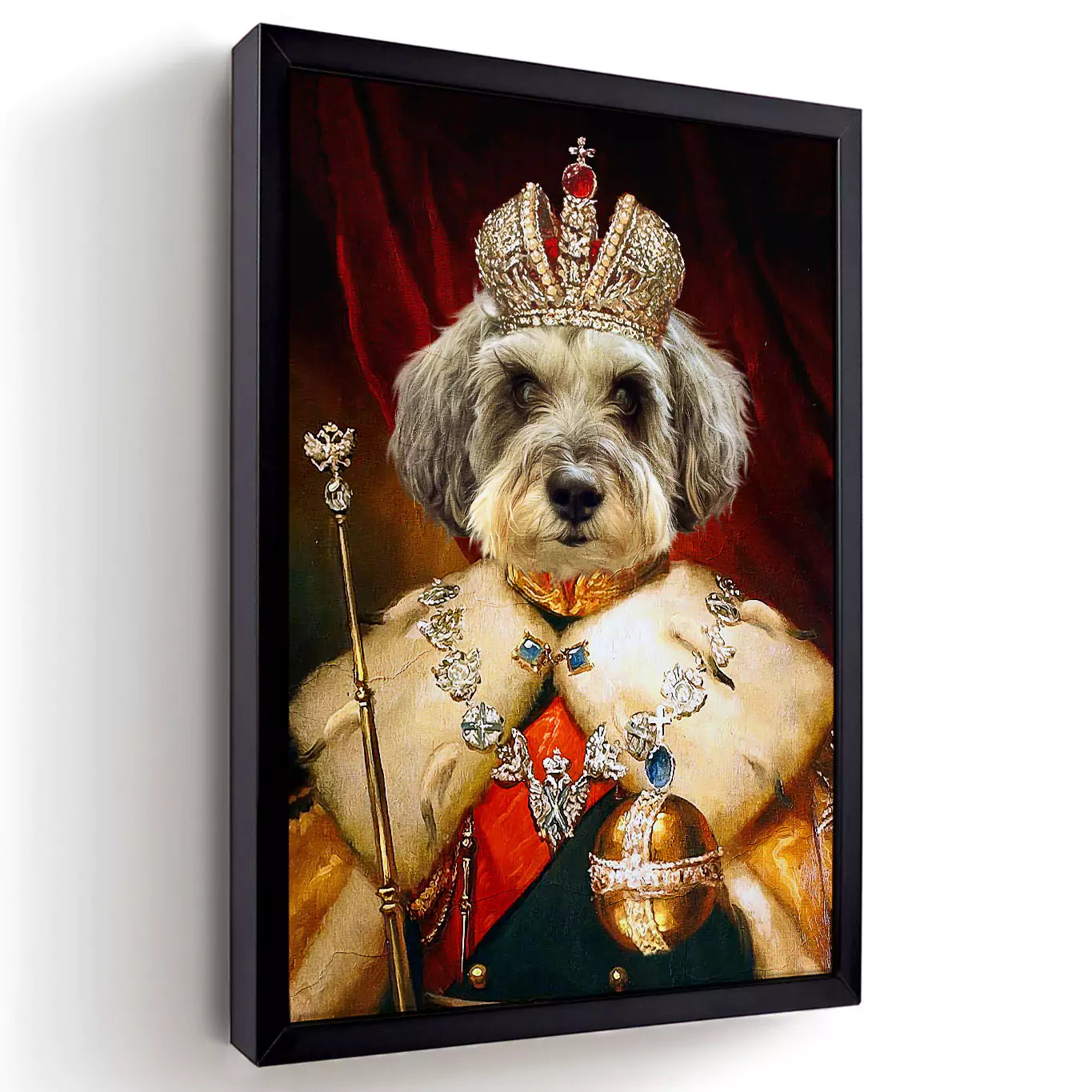 The Monarch - Custom Vintage Pet Portrait - Lola & Pops