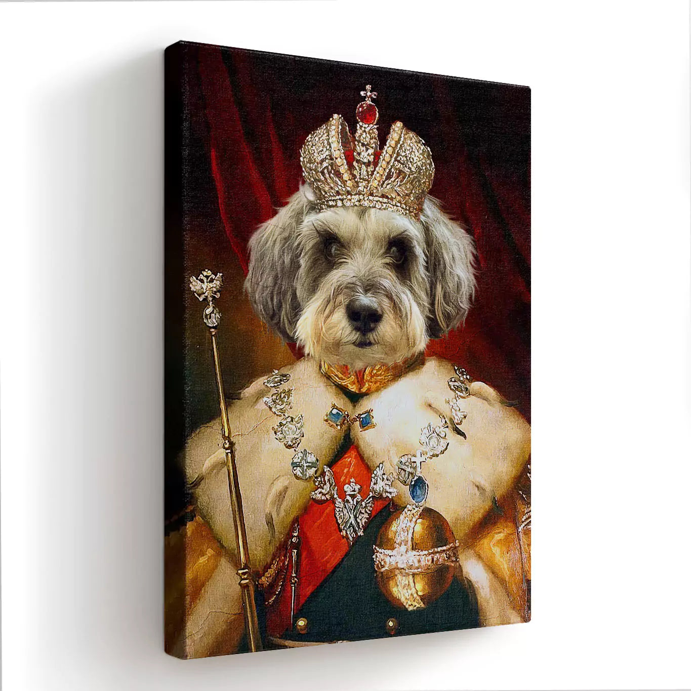 The Monarch - Custom Vintage Pet Portrait - Lola & Pops