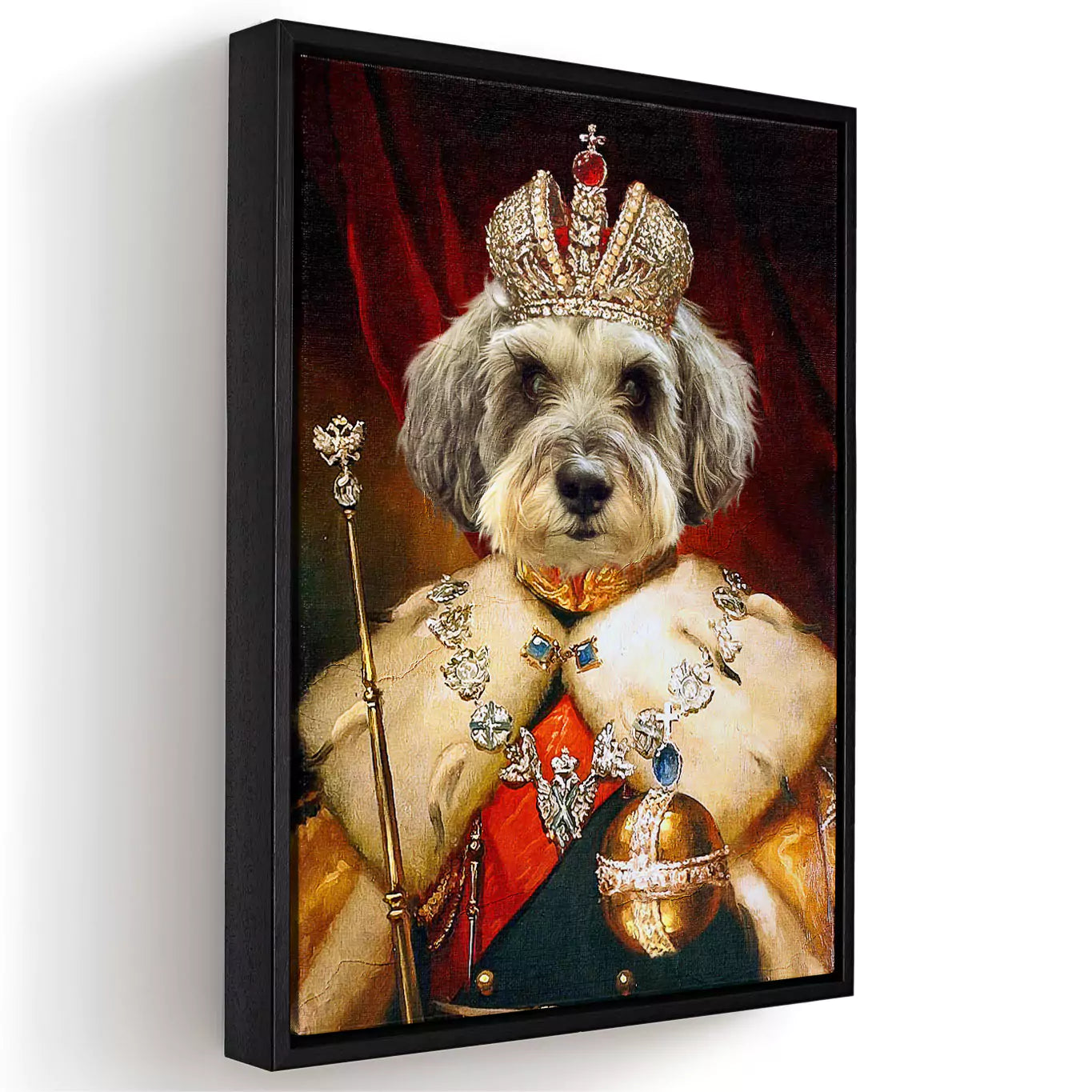The Monarch - Custom Vintage Pet Portrait - Lola & Pops