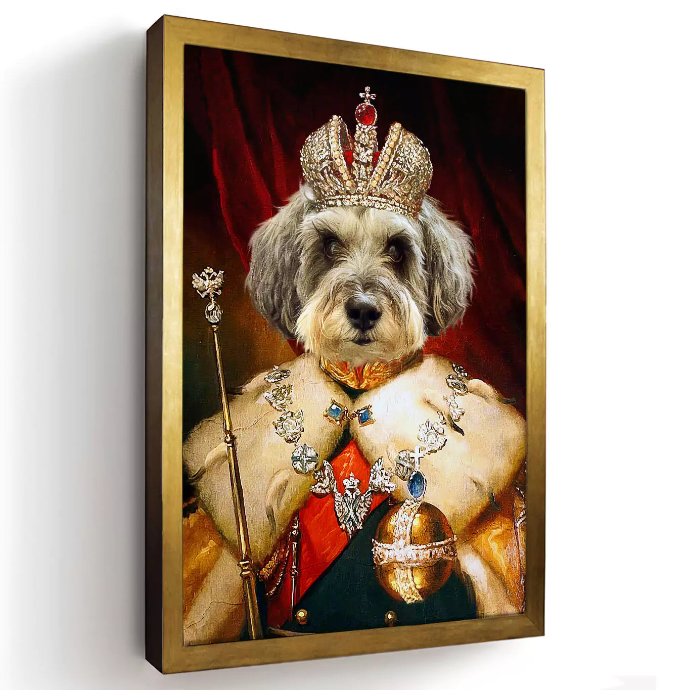 The Monarch - Custom Vintage Pet Portrait - Lola & Pops