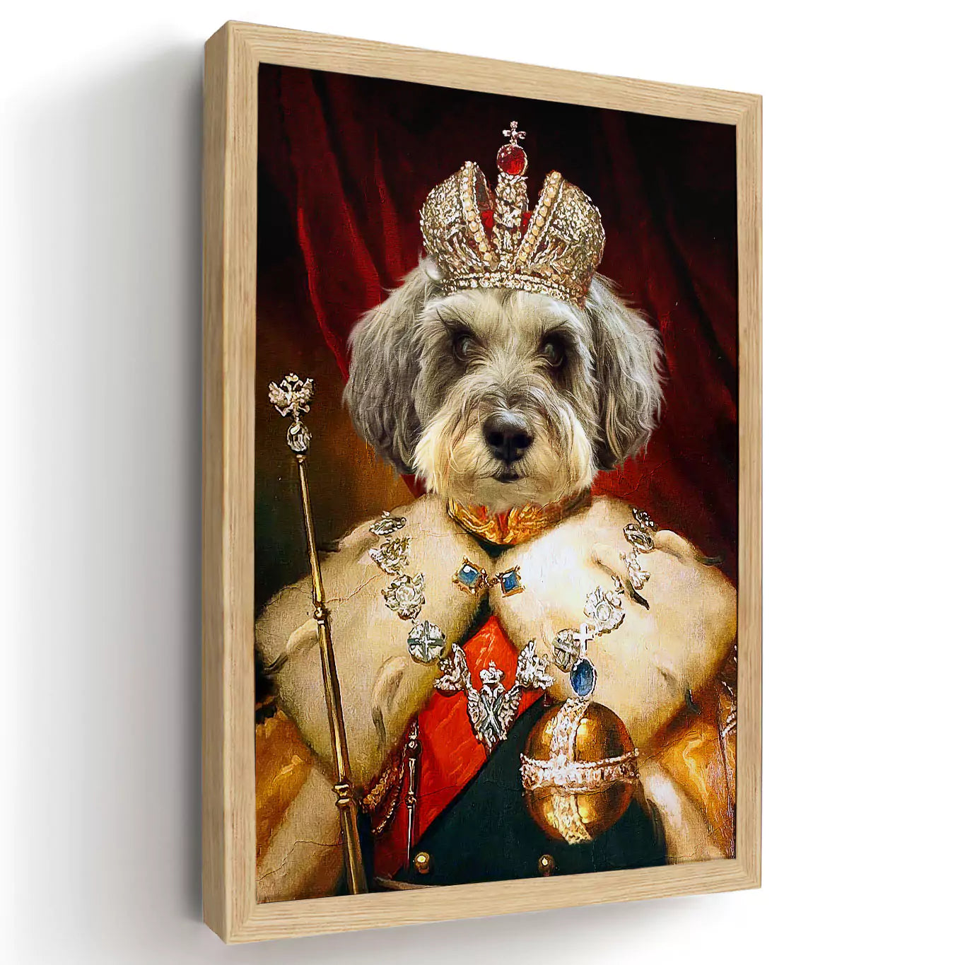 The Monarch - Custom Vintage Pet Portrait - Lola & Pops