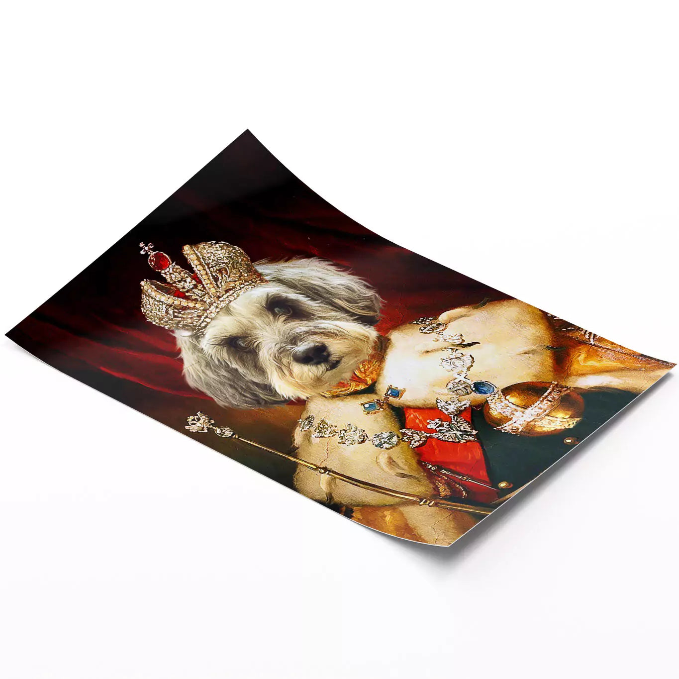 The Monarch - Custom Vintage Pet Portrait - Lola & Pops