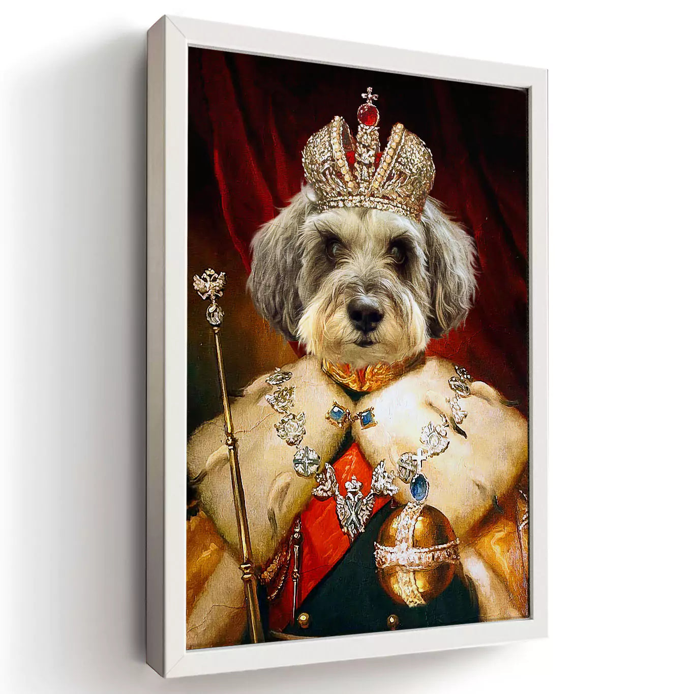 The Monarch - Custom Vintage Pet Portrait - Lola & Pops