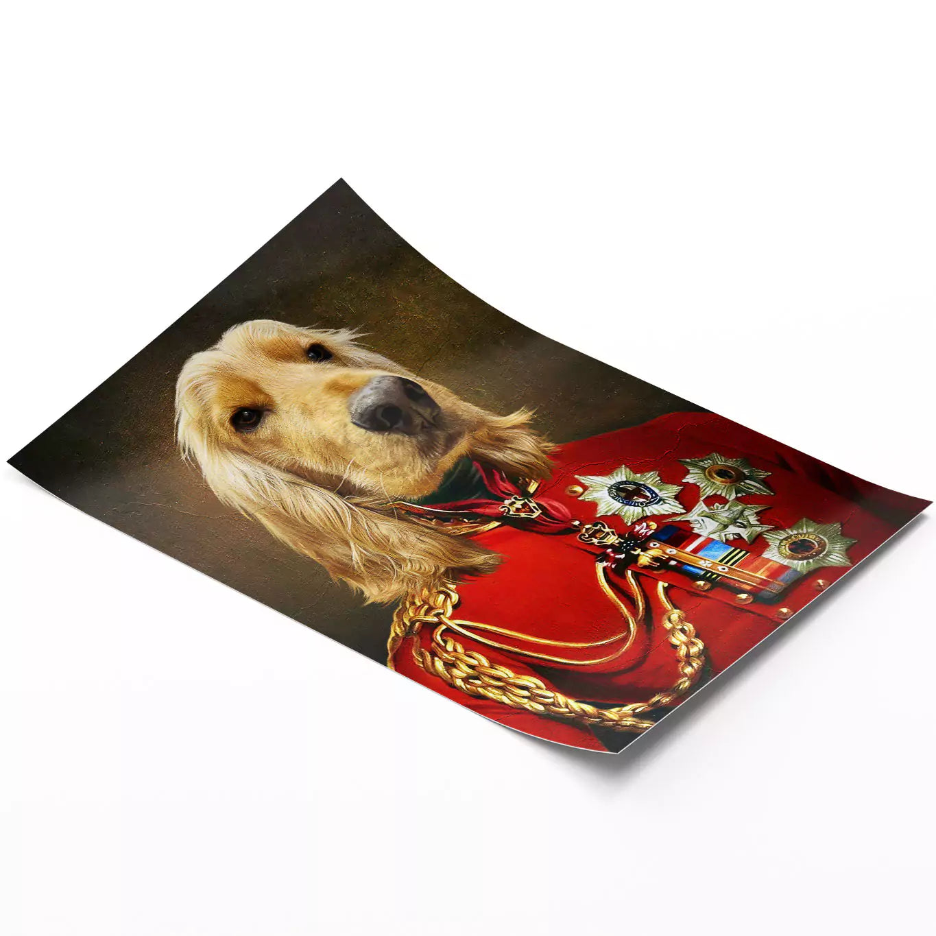 The Prince - Custom Vintage Pet Portrait - Lola & Pops