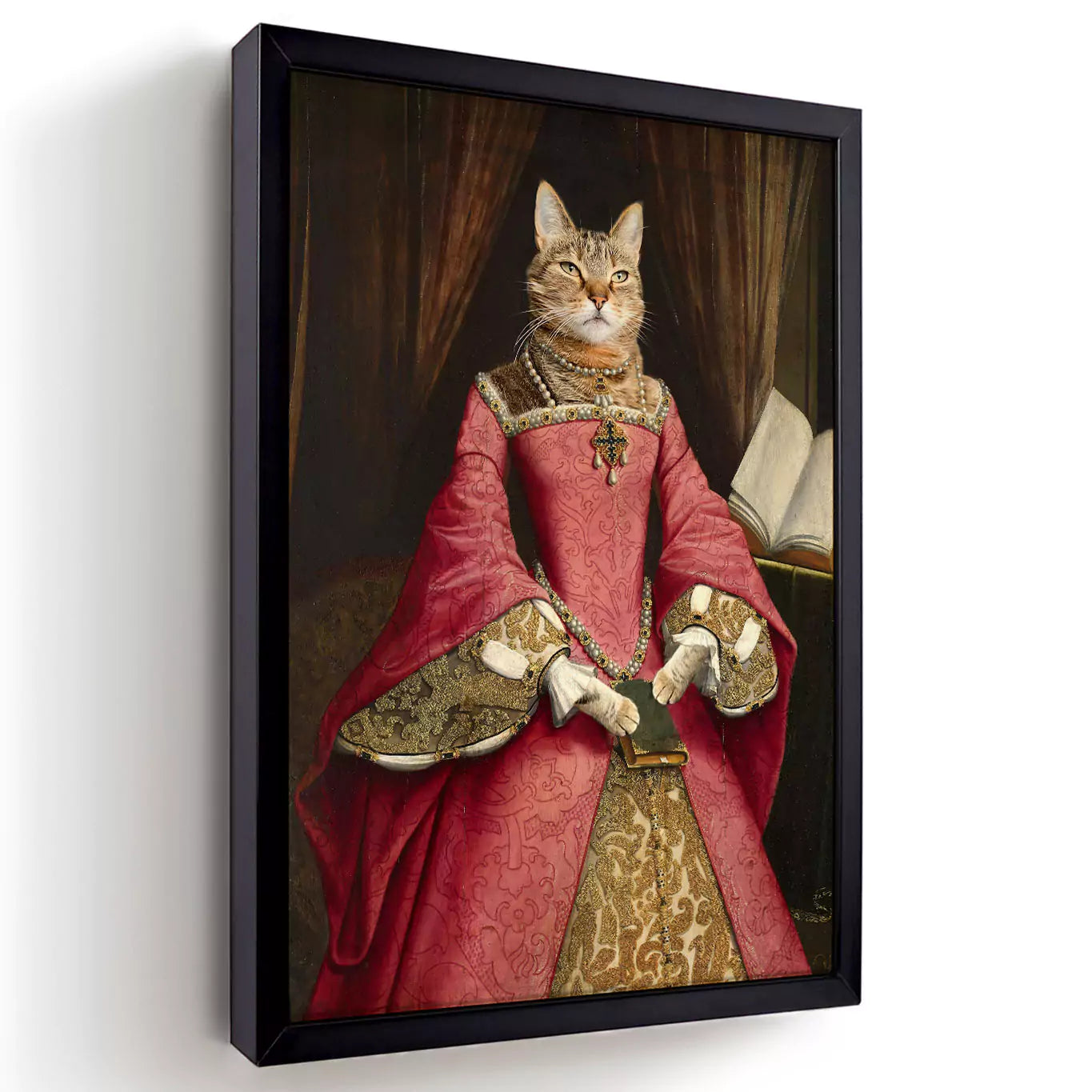 Tudor Queen - Custom Vintage Pet Portrait - Lola & Pops
