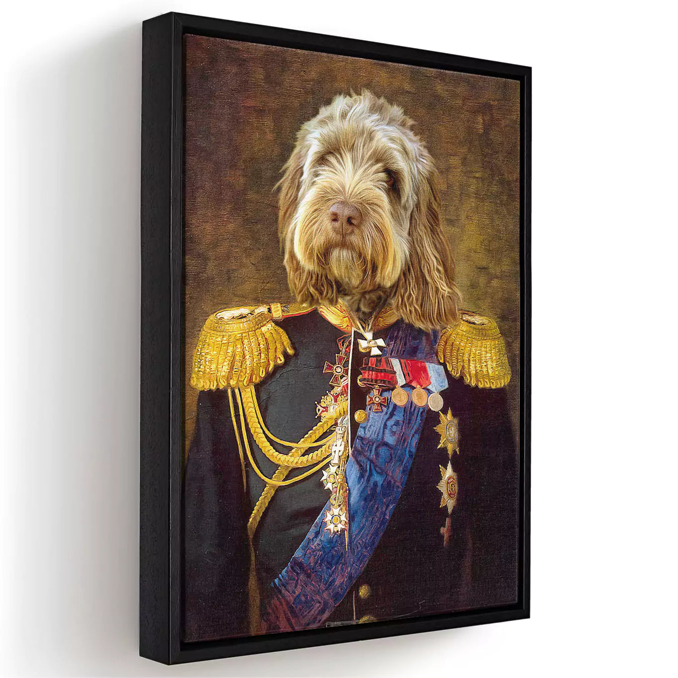 Admiral - Custom Vintage Pet Portrait - Lola & Pops