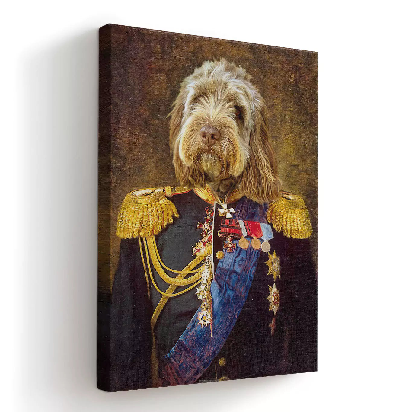 Admiral - Custom Vintage Pet Portrait - Lola & Pops