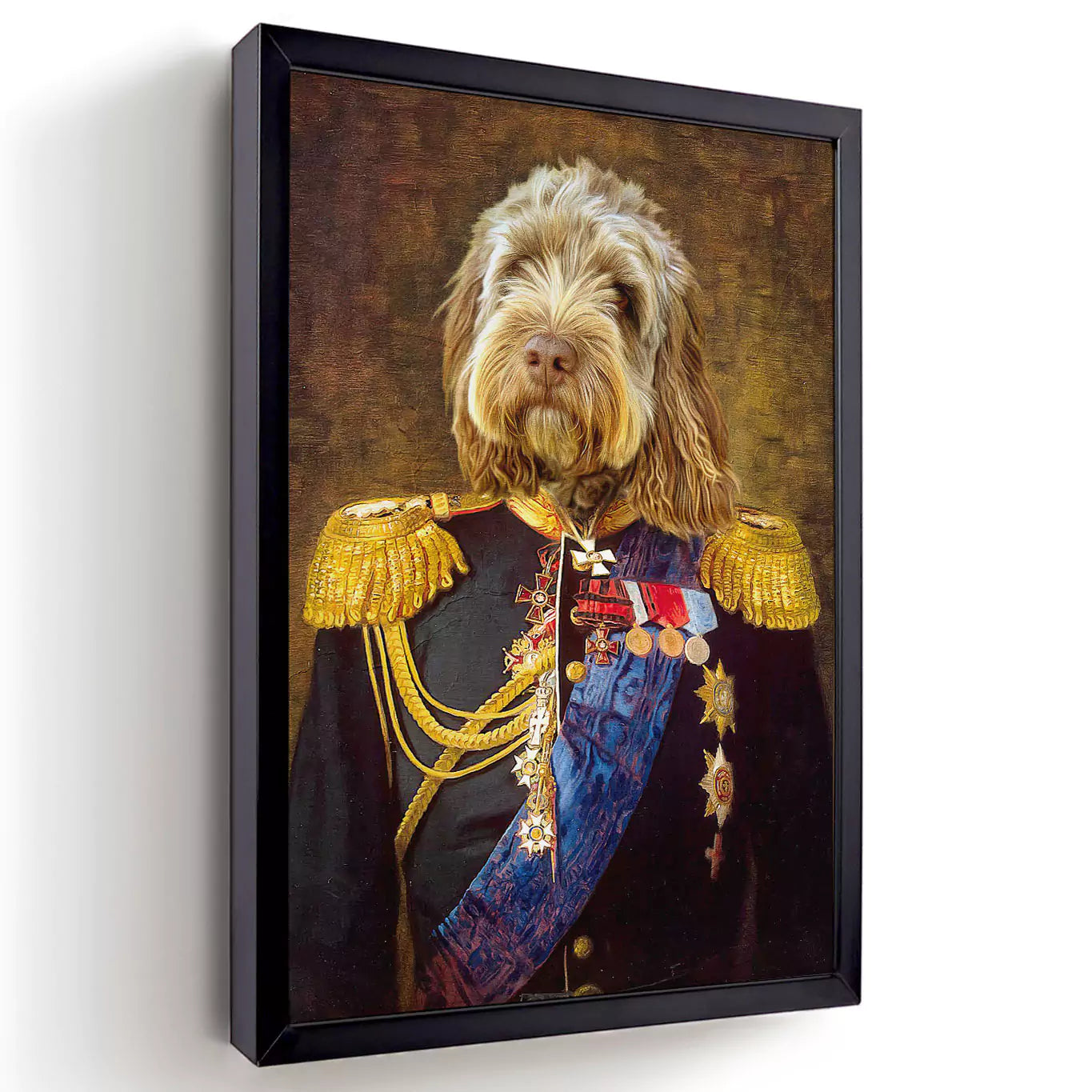 Admiral - Custom Vintage Pet Portrait - Lola & Pops