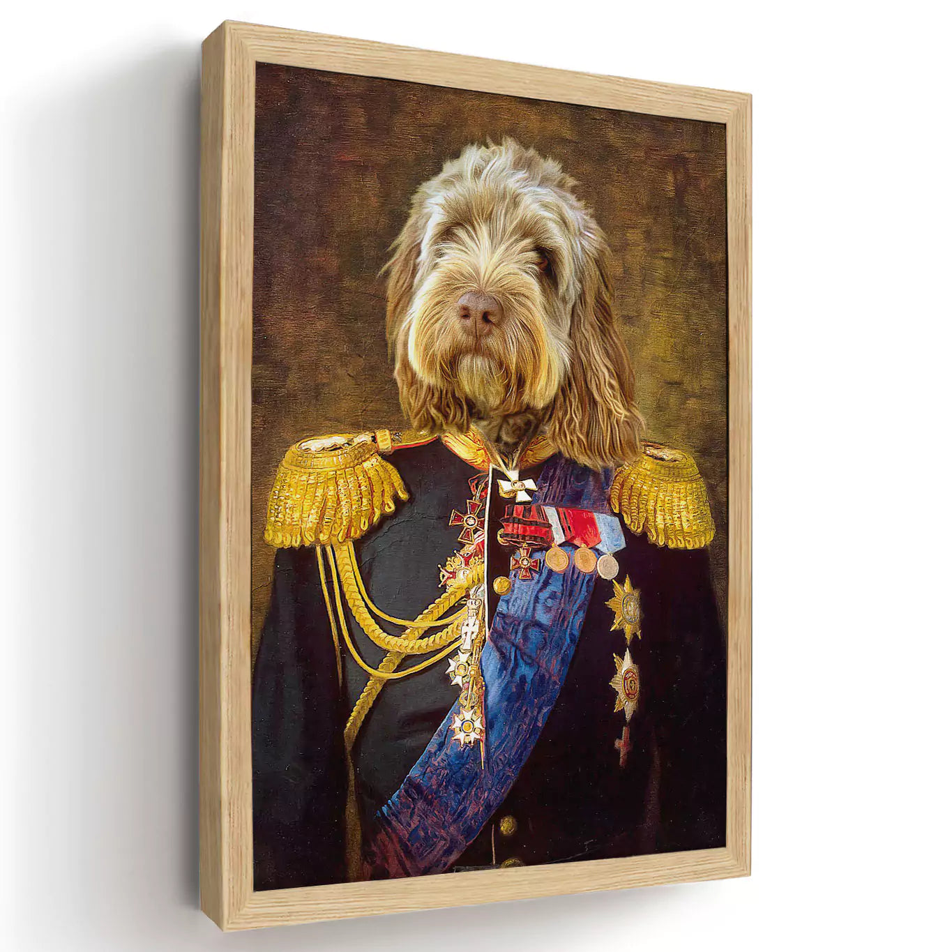 Admiral - Custom Vintage Pet Portrait - Lola & Pops