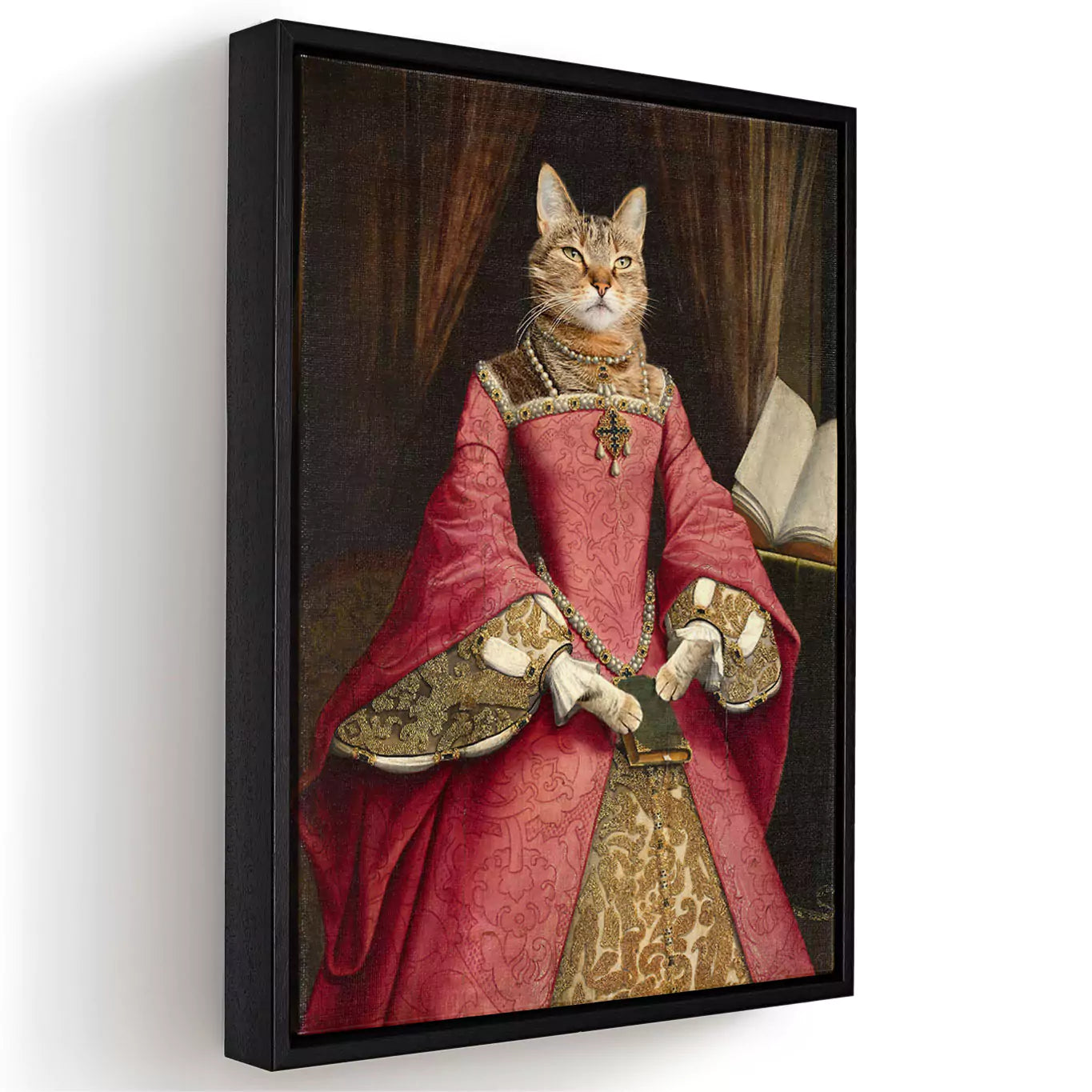Tudor Queen - Custom Vintage Pet Portrait - Lola & Pops