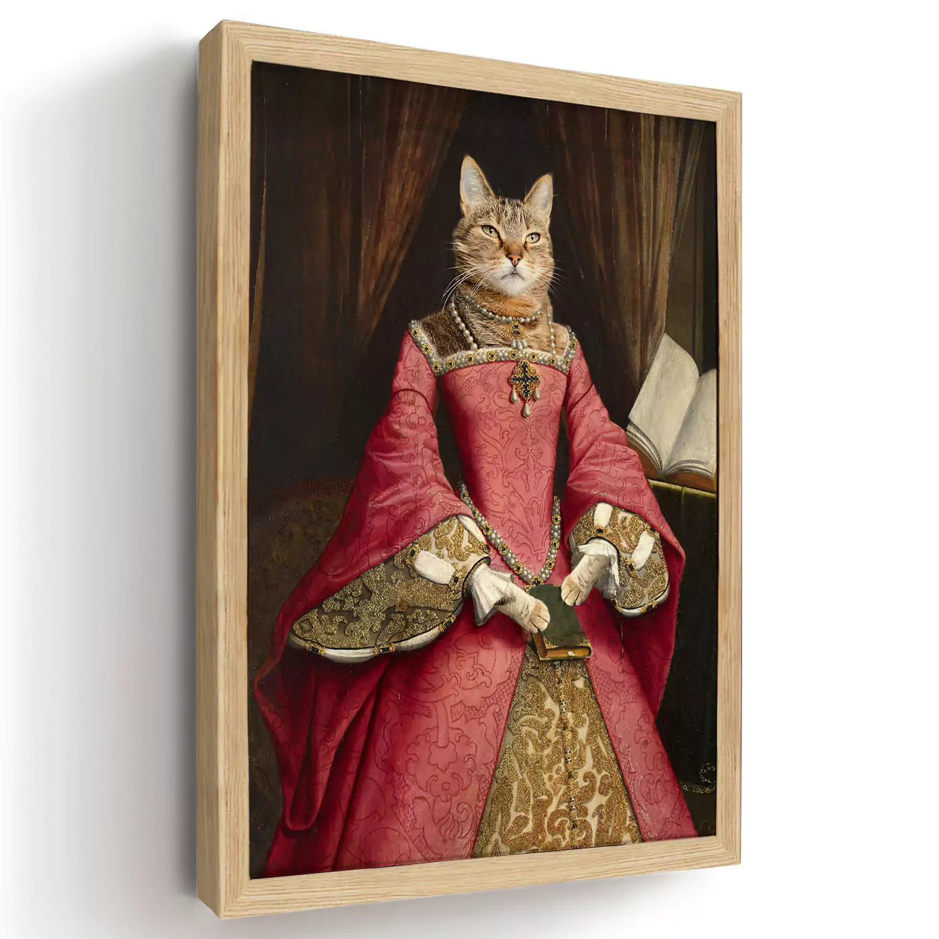 Tudor Queen - Custom Vintage Pet Portrait - Lola & Pops