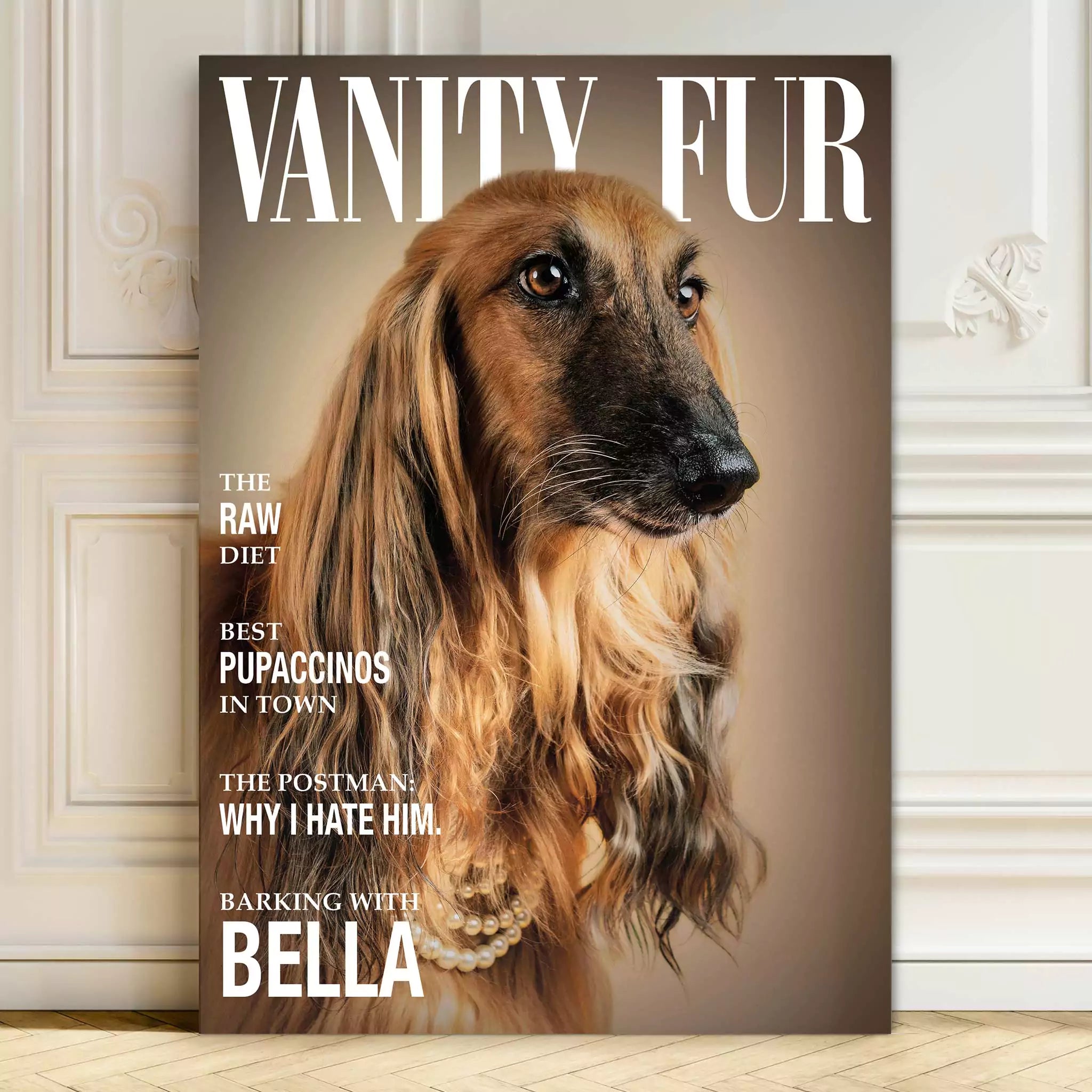 vanity fur cover, vanity fur dog print, vanity fur print, vanity fair dog cover, vanity fair cat magazine cover